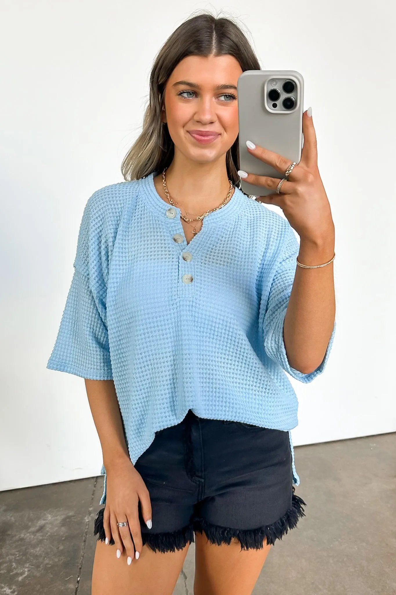 Camryn V-Neck Relaxed Top - BACK IN STOCK