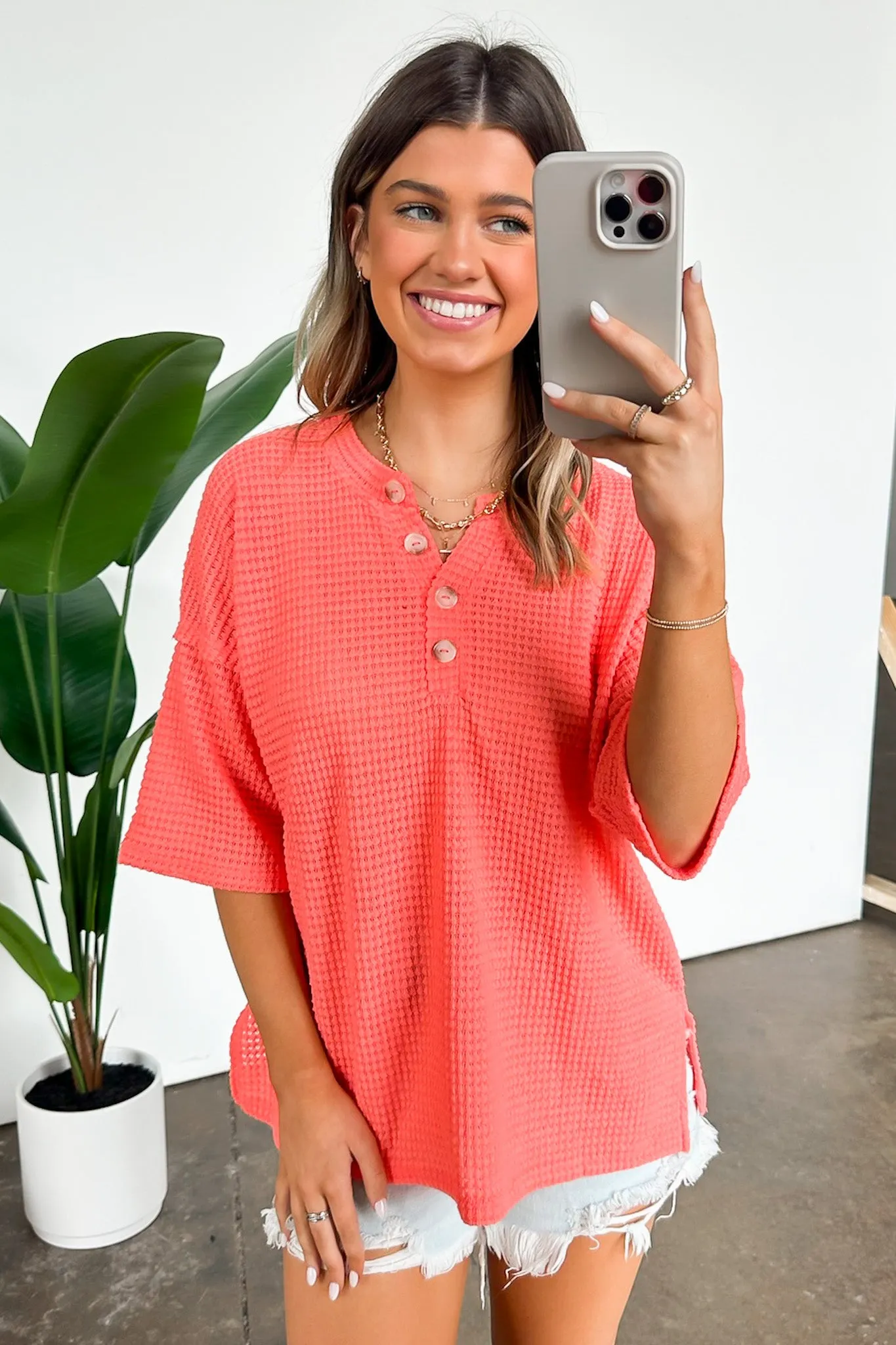 Camryn V-Neck Relaxed Top - BACK IN STOCK