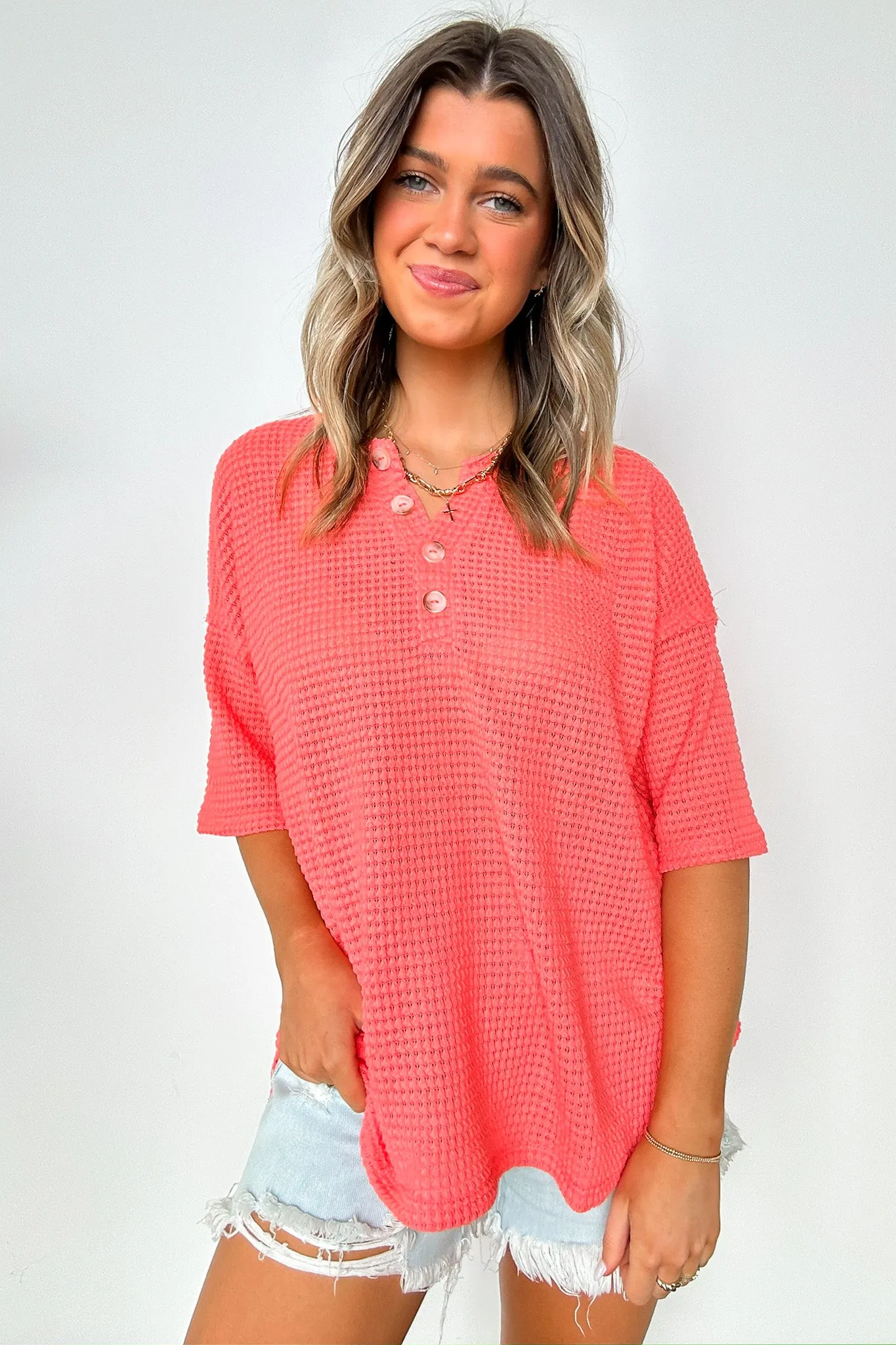 Camryn V-Neck Relaxed Top - BACK IN STOCK