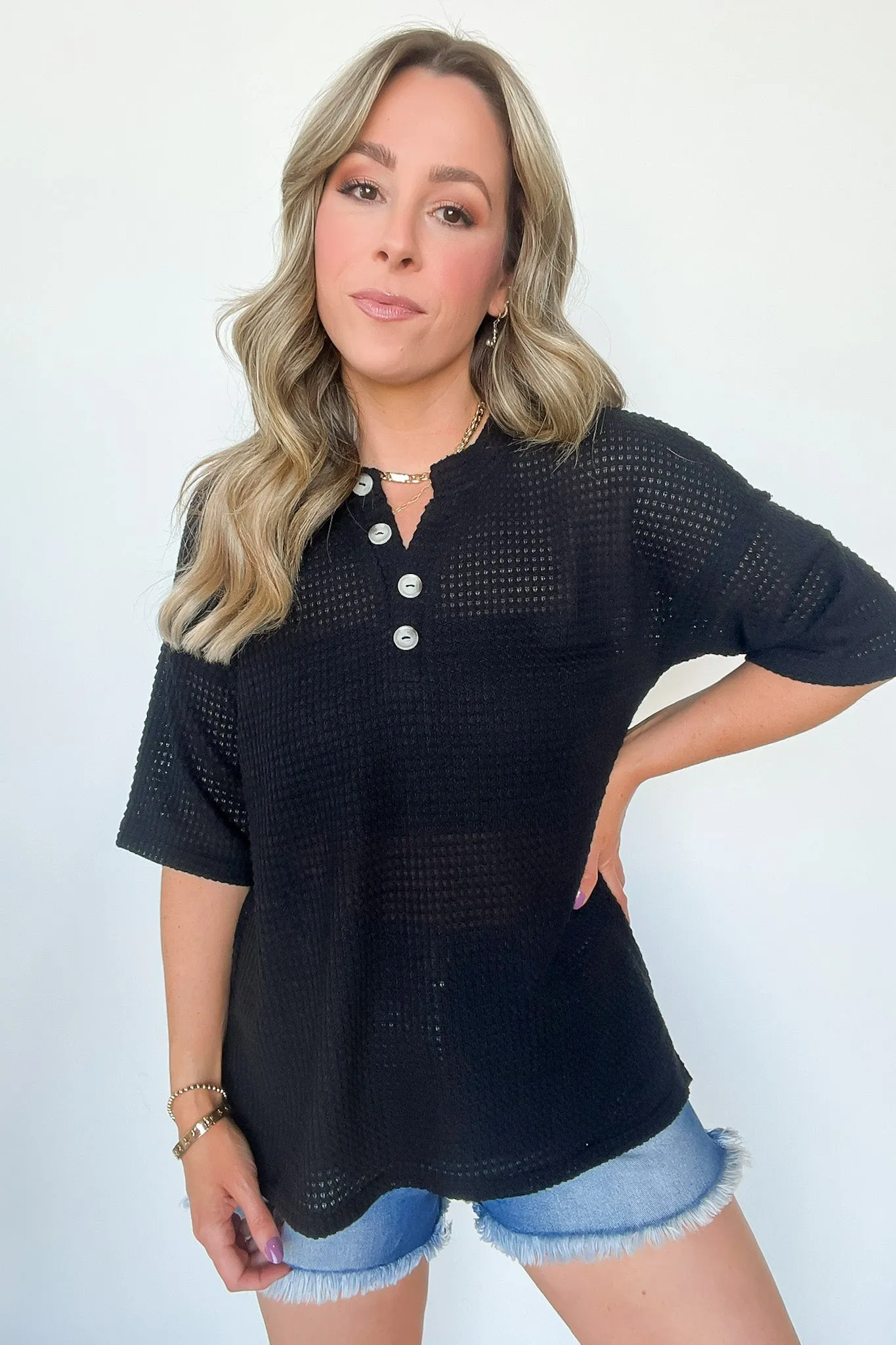 Camryn V-Neck Relaxed Top - BACK IN STOCK