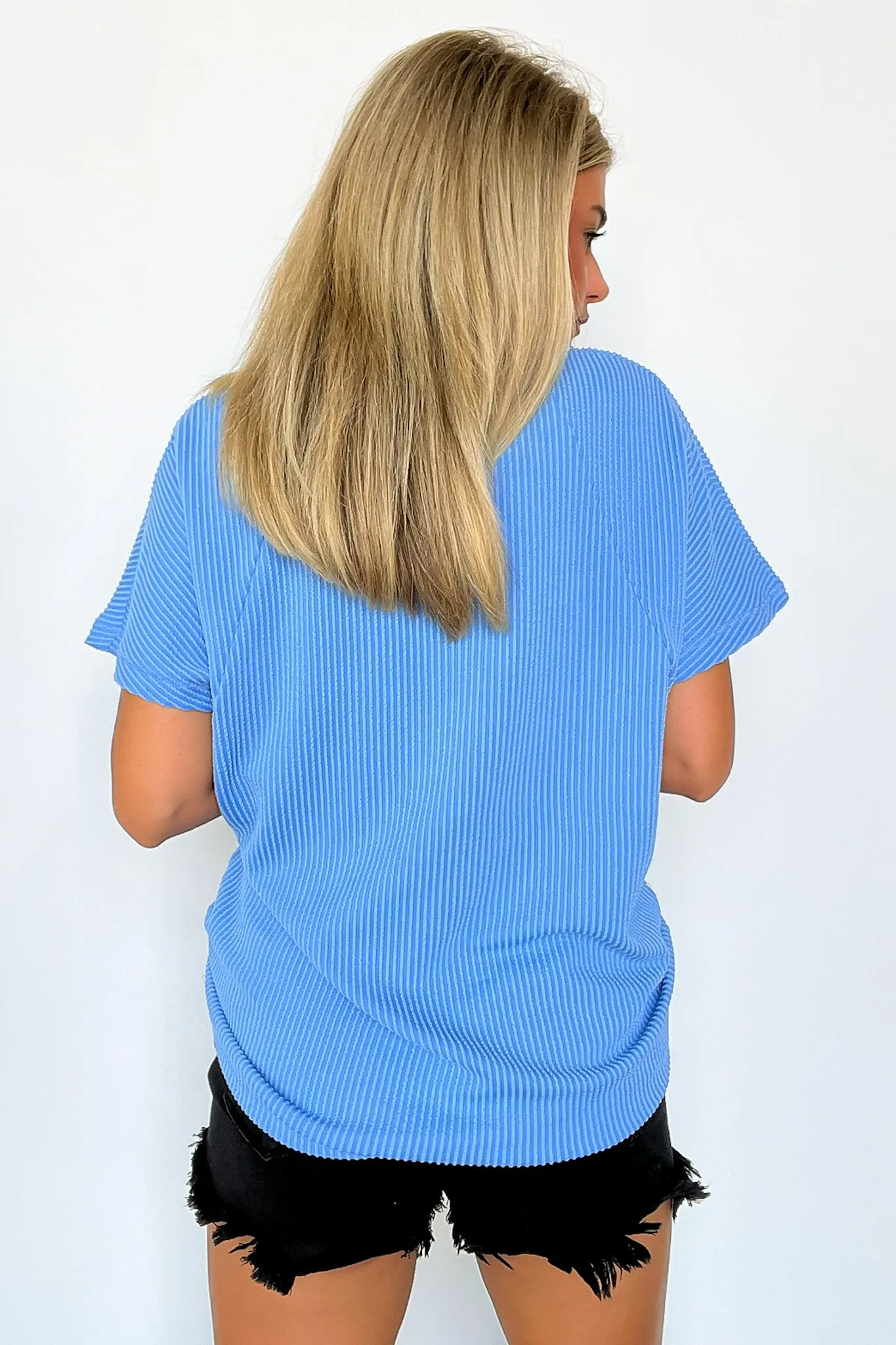 Carlyne Rib Knit Dolman Sleeve Top - FINAL SALE
