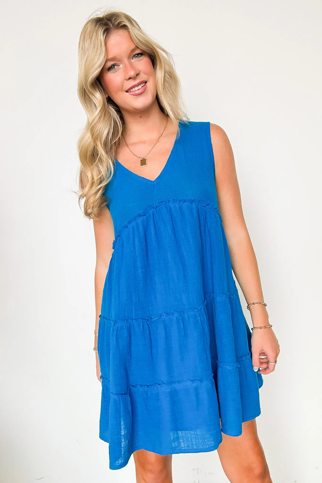 Caspian Flowy V-Neck Dress - FINAL SALE