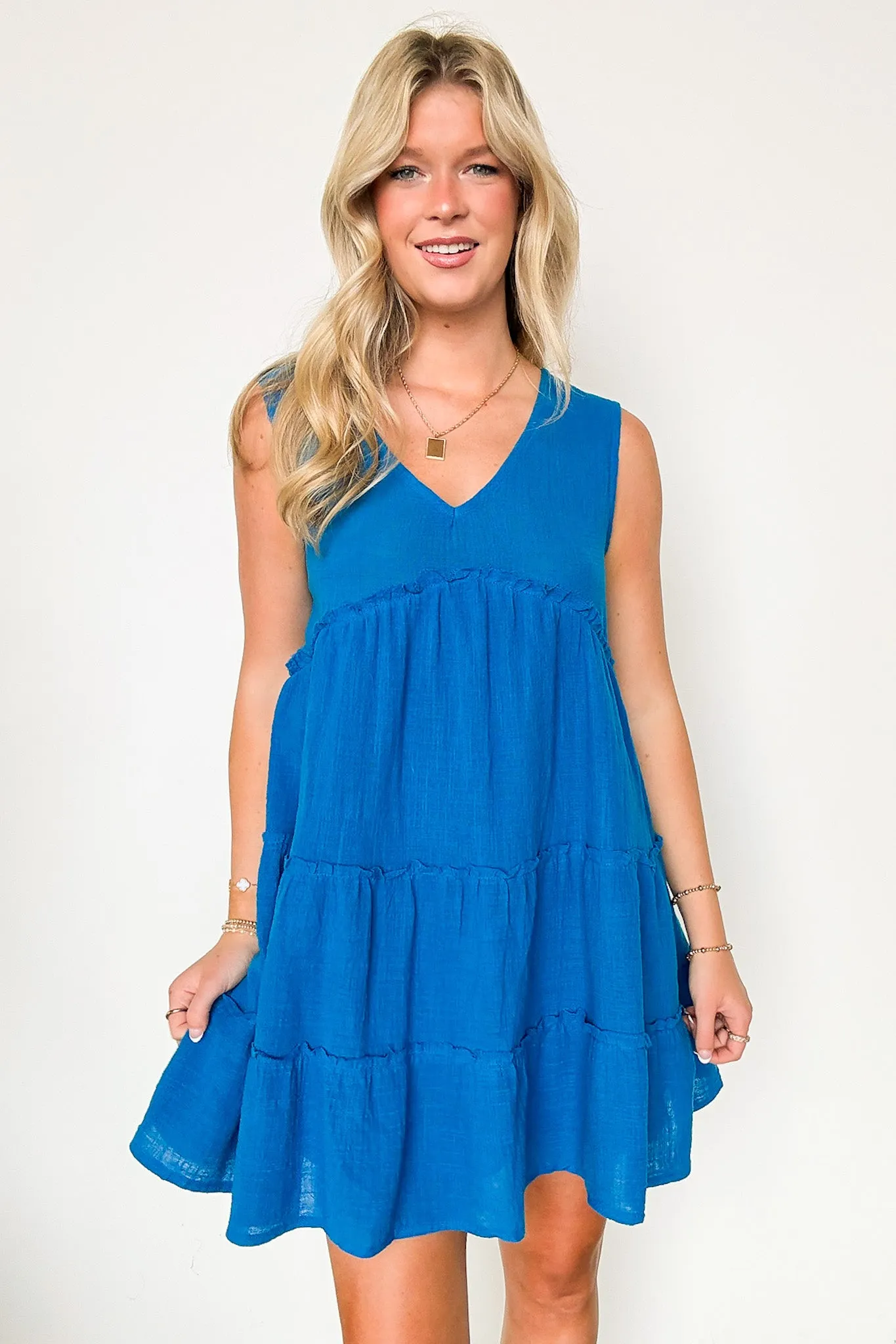 Caspian Flowy V-Neck Dress - FINAL SALE