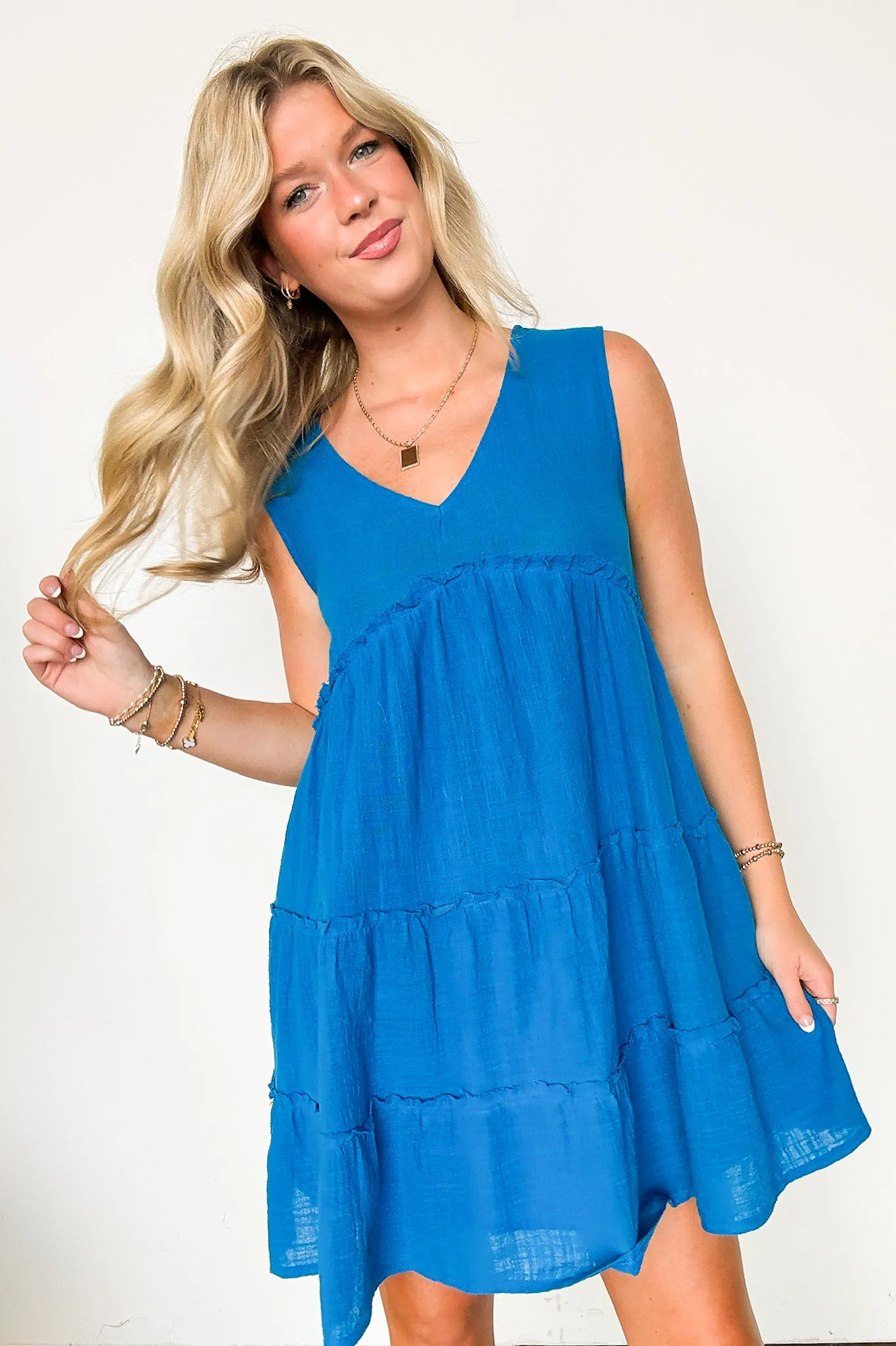 Caspian Flowy V-Neck Dress - FINAL SALE