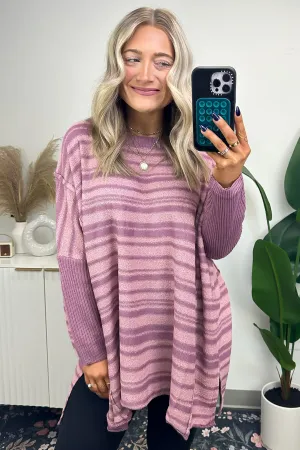 Cassidie Relaxed Fit Striped Sweater - FINAL SALE