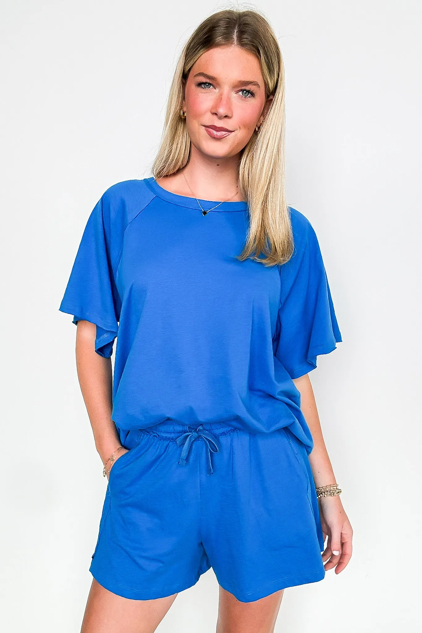 Casual Classic Elastic Waist Shorts