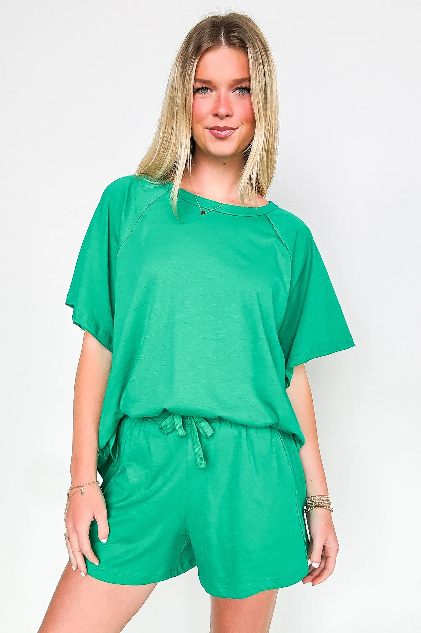 Casual Classic Elastic Waist Shorts