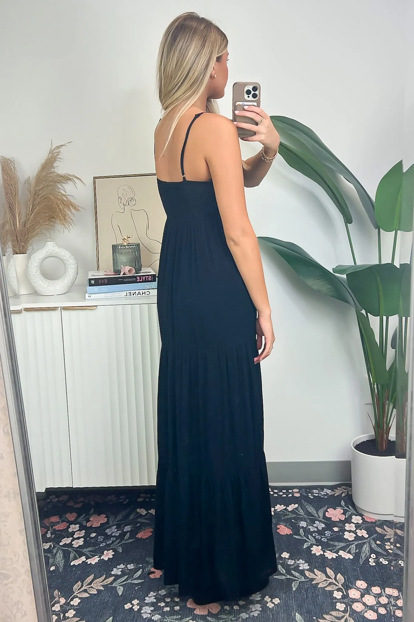 Charismatic Approach Crochet Detail Maxi Dress - FINAL SALE