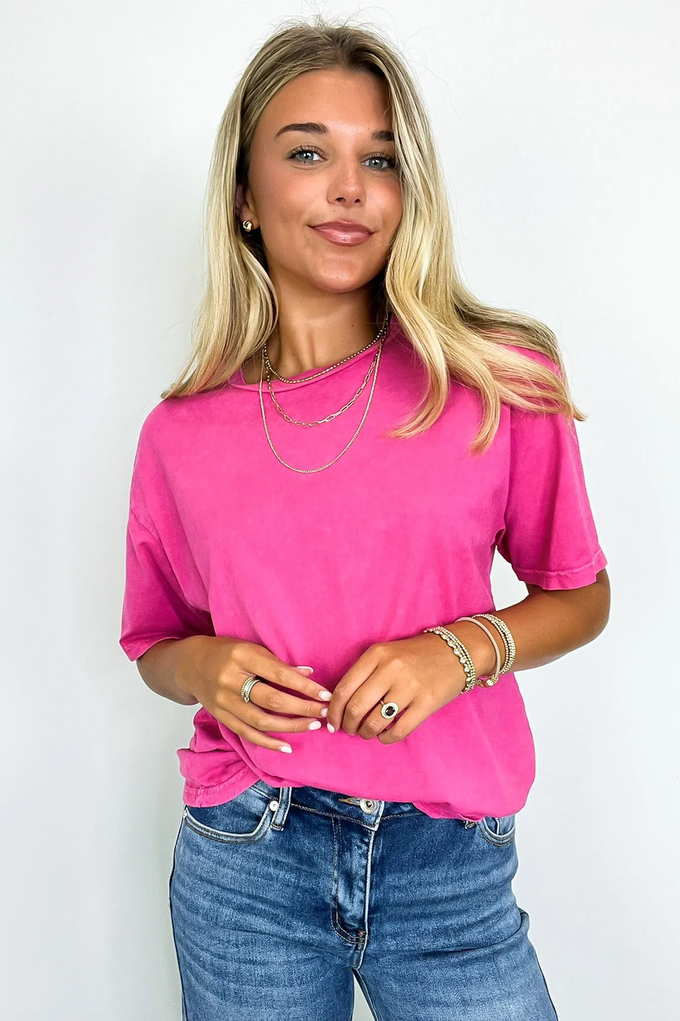 Charlena Mineral Wash Top - FINAL SALE