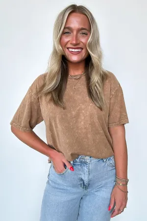 Charlena Mineral Wash Top - FINAL SALE