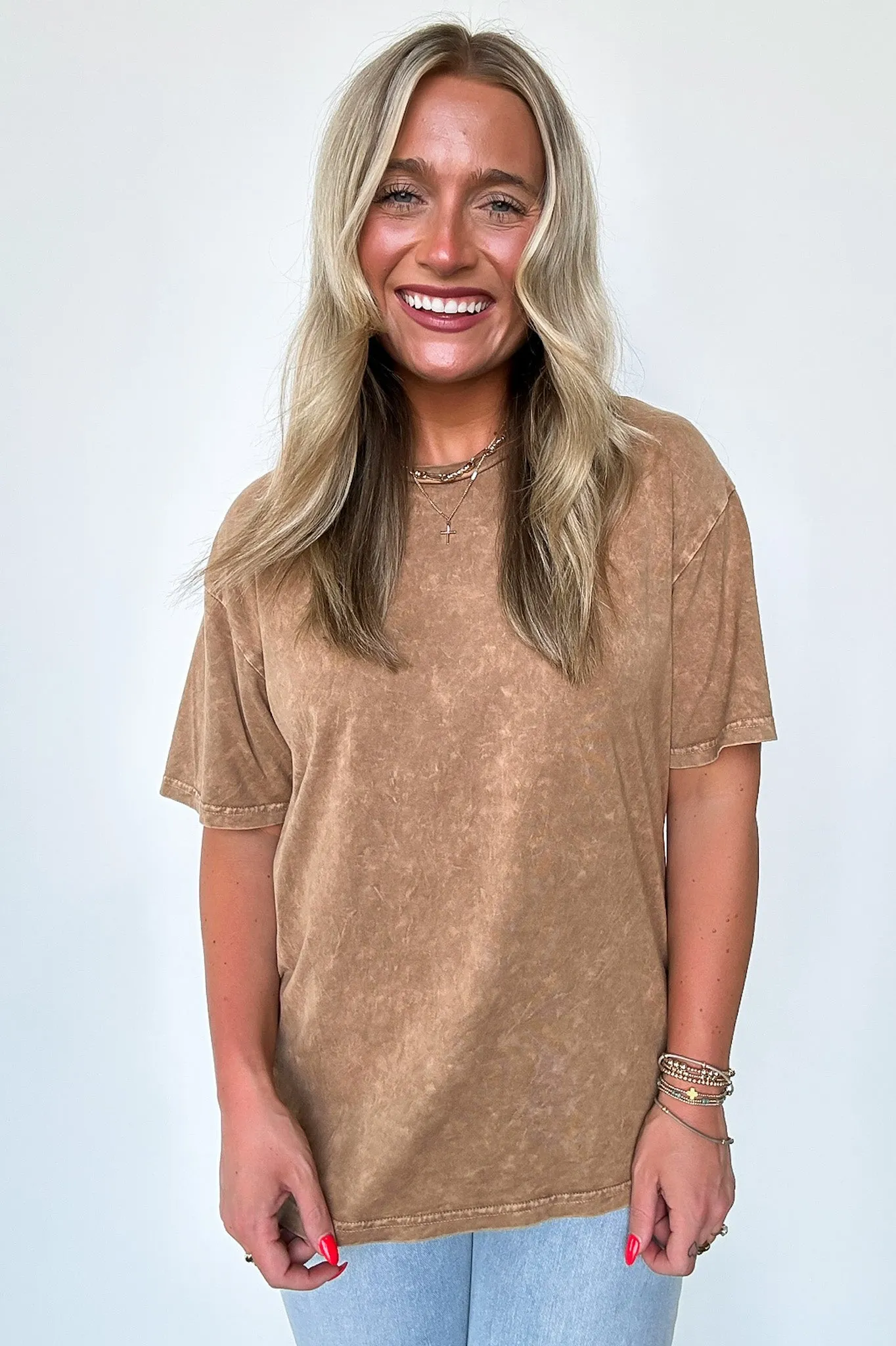 Charlena Mineral Wash Top - FINAL SALE