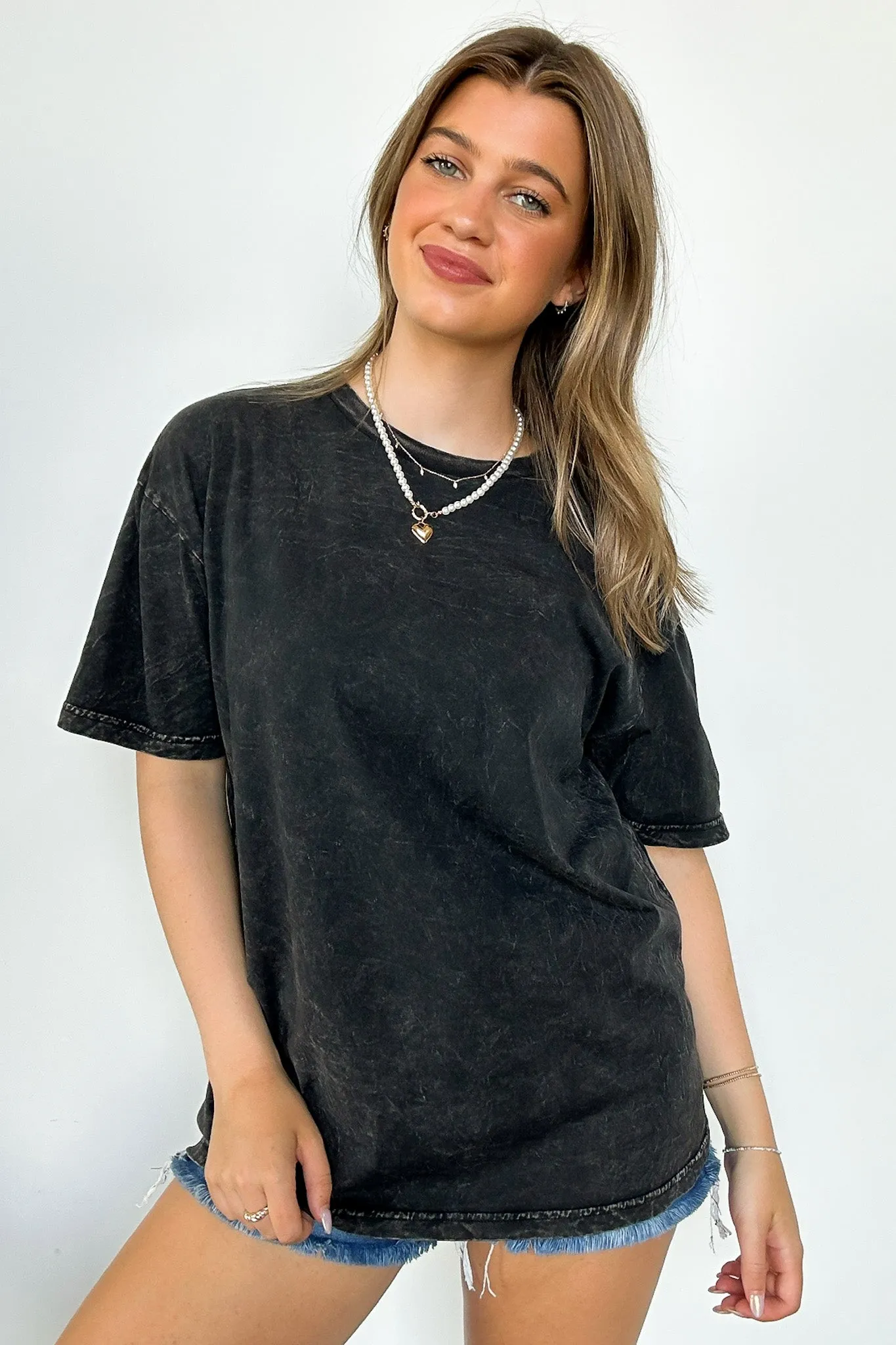 Charlena Mineral Wash Top - FINAL SALE