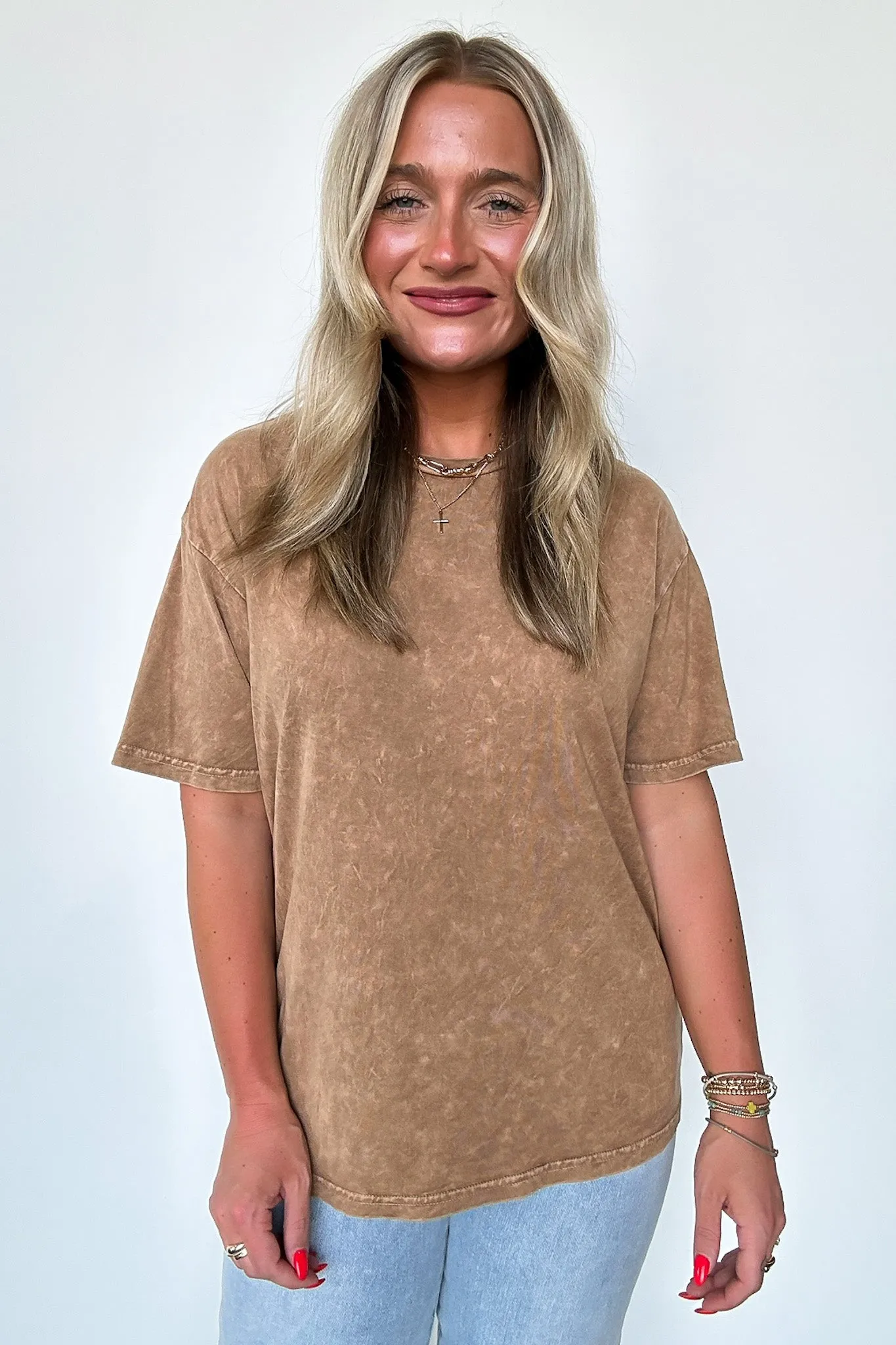 Charlena Mineral Wash Top - FINAL SALE