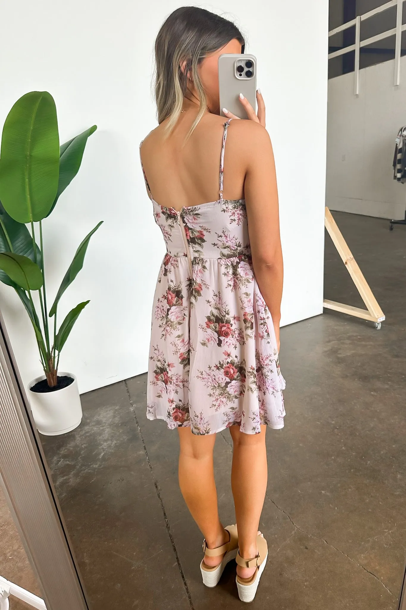 Charming Ideal Floral Ruched Dress - FINAL SALE