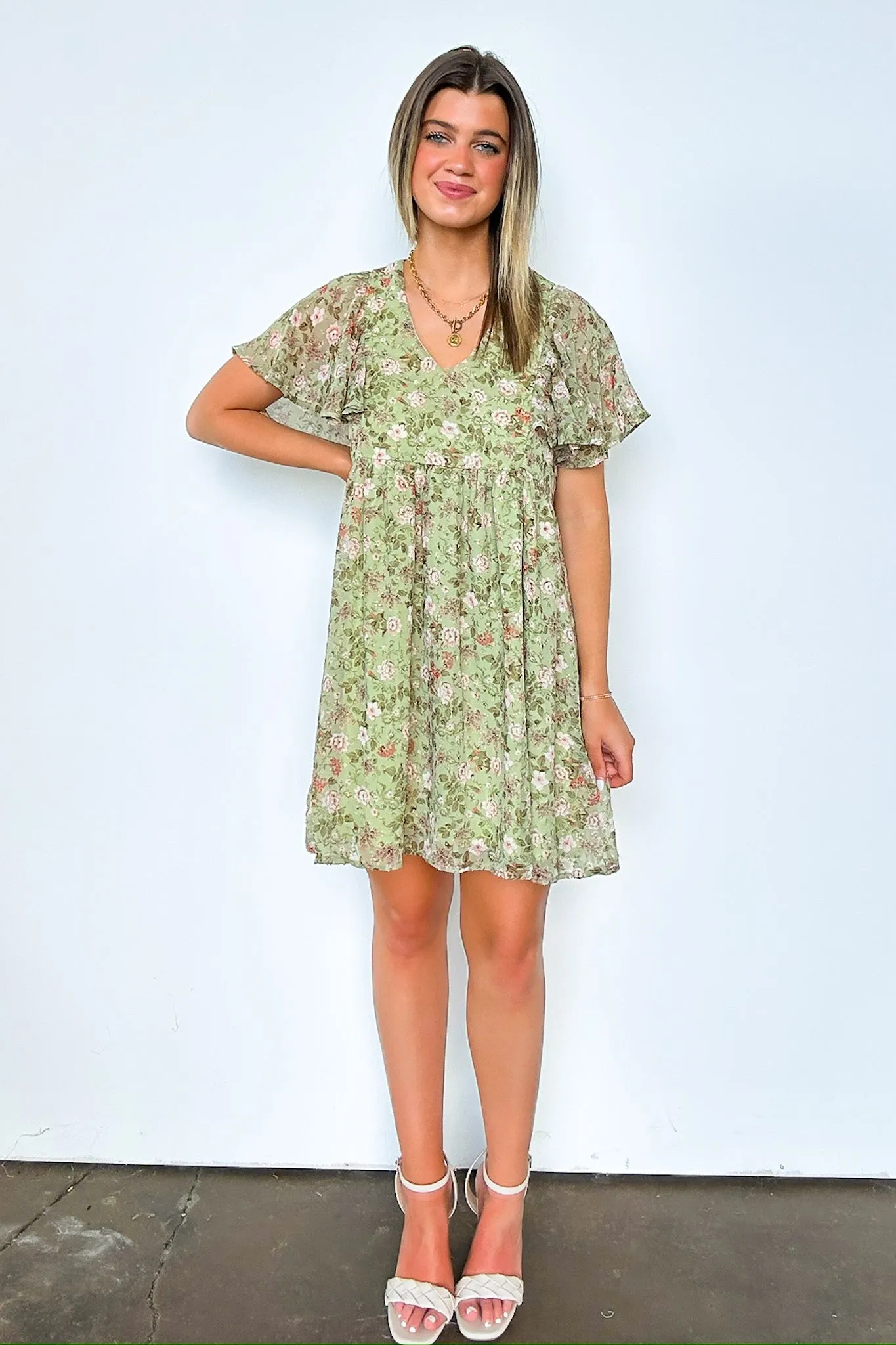 Charming Sunshine Floral Print Dress - FINAL SALE