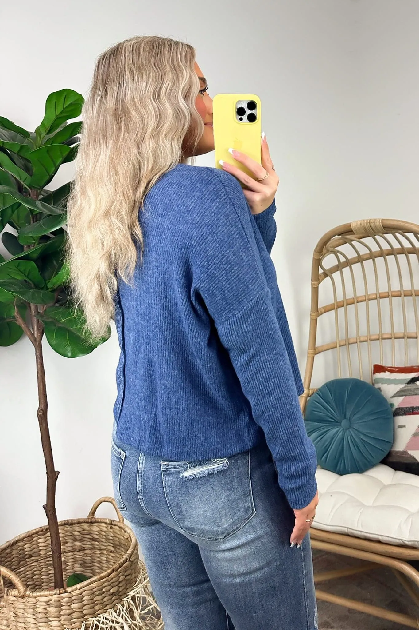 Cherilyn Ribbed Dolman Sleeve Top - BACK IN STOCK