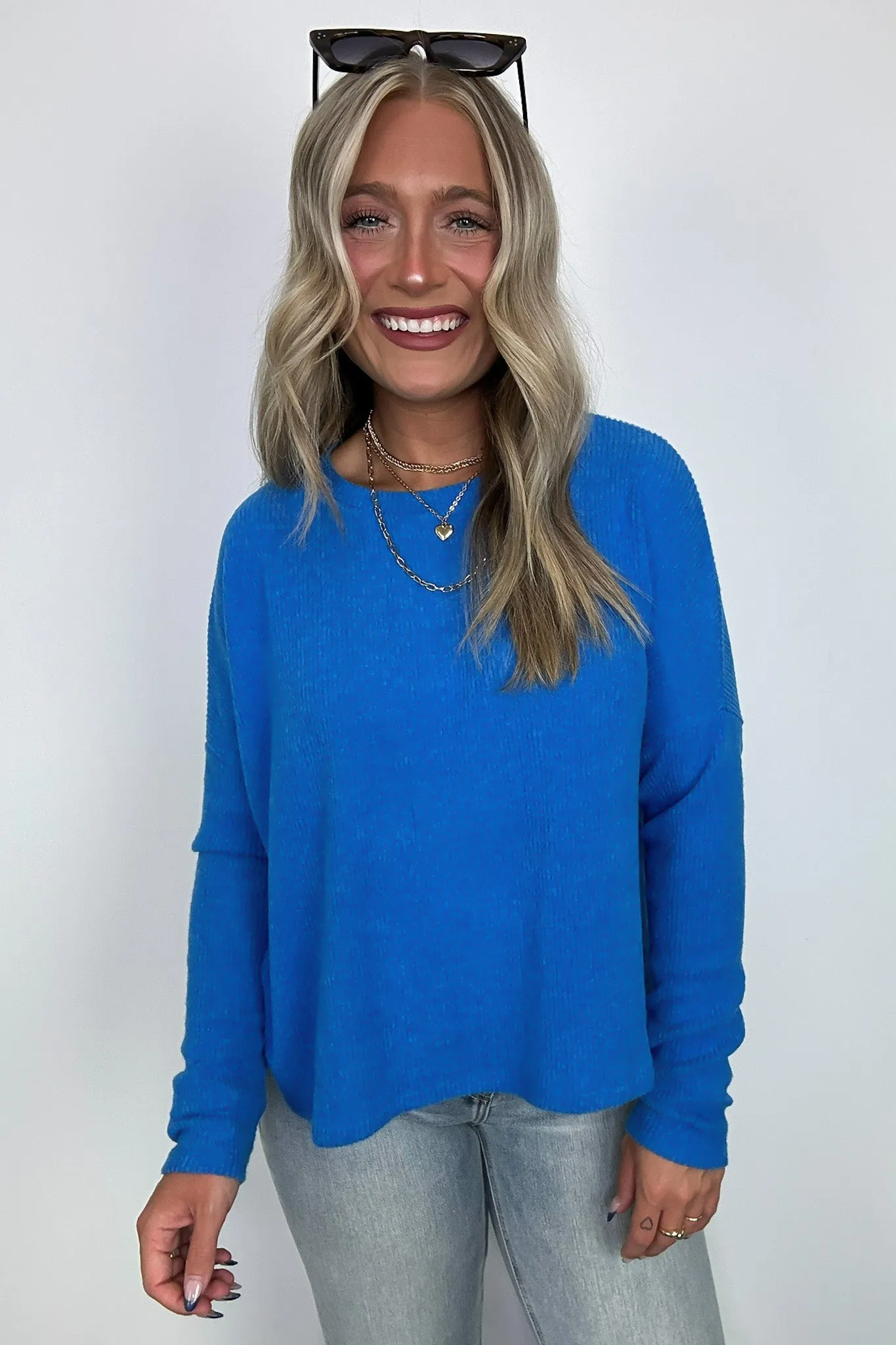 Cherilyn Ribbed Dolman Sleeve Top - BACK IN STOCK