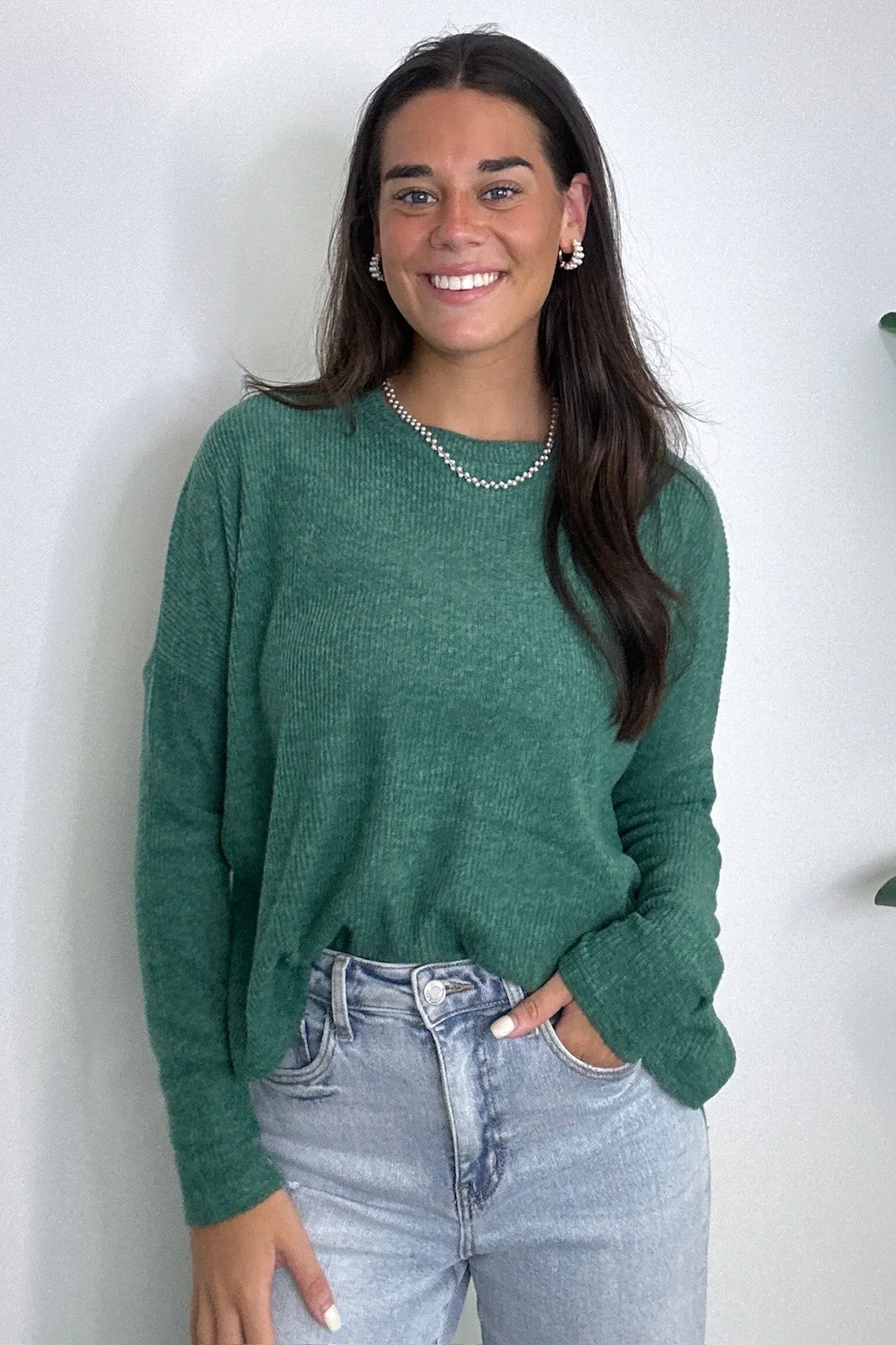 Cherilyn Ribbed Dolman Sleeve Top - BACK IN STOCK
