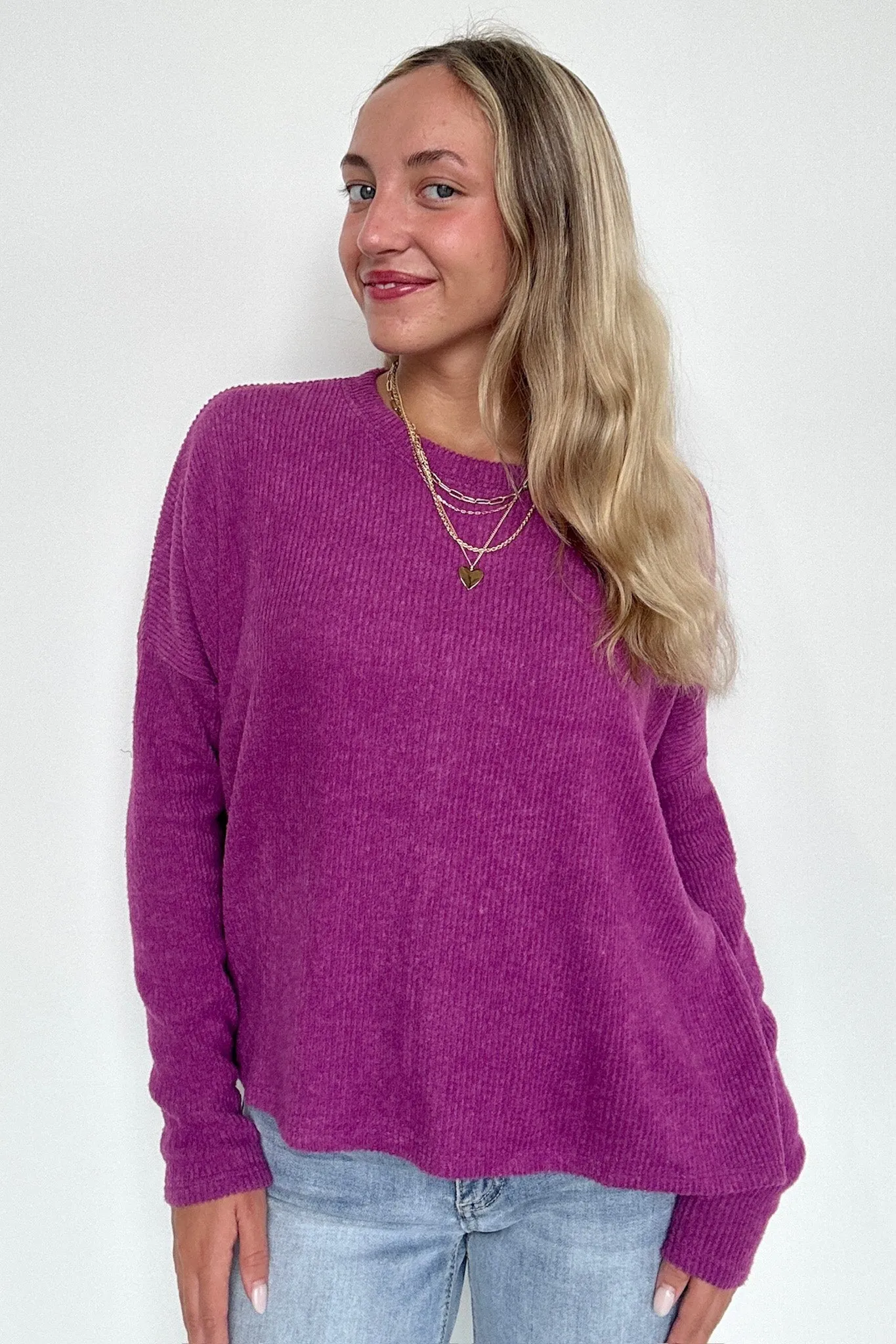 Cherilyn Ribbed Dolman Sleeve Top - BACK IN STOCK