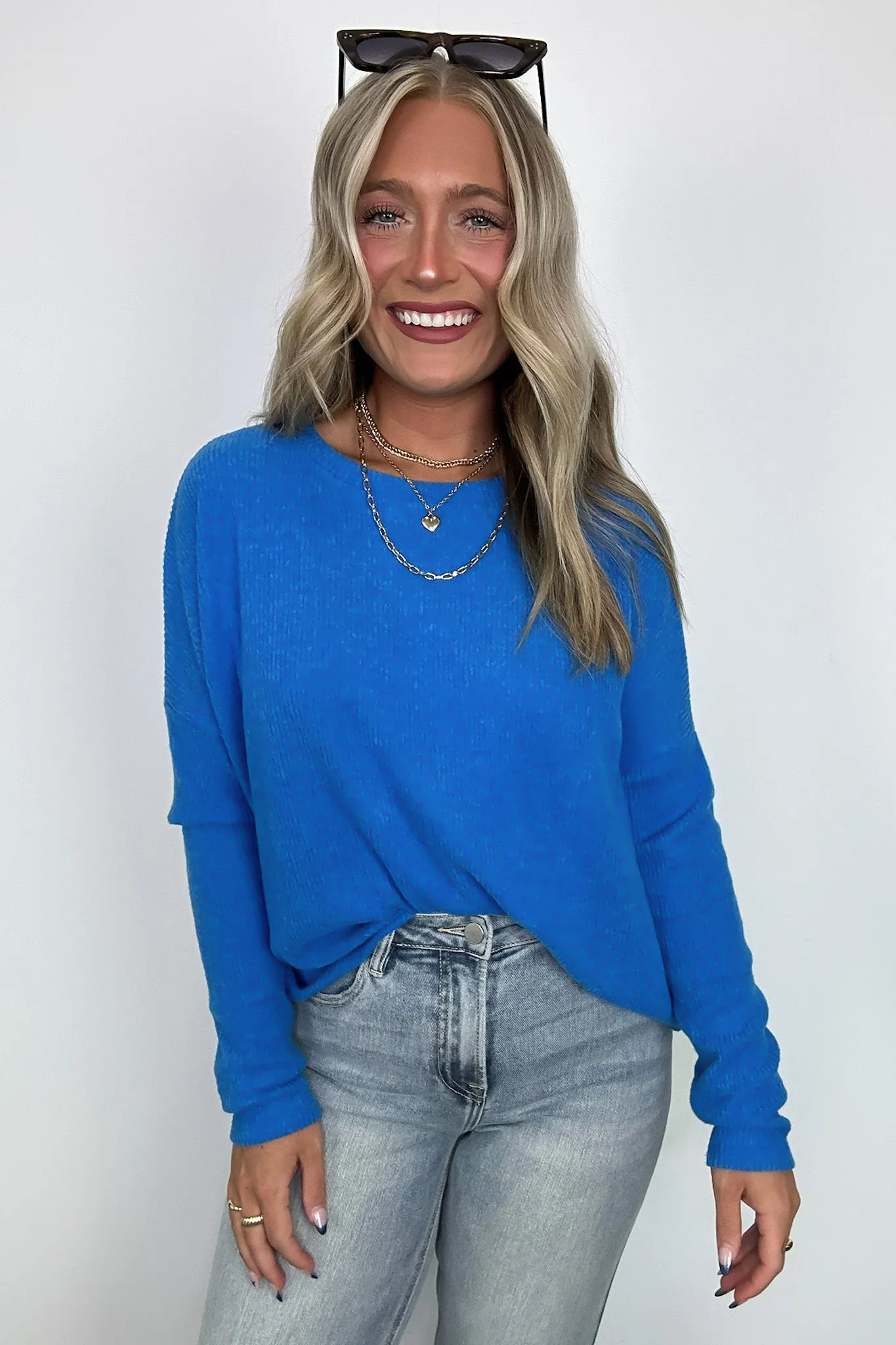 Cherilyn Ribbed Dolman Sleeve Top - BACK IN STOCK