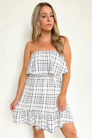 Chic Image Plaid Flounce Ruffle Tiered Dress - FINAL SALE