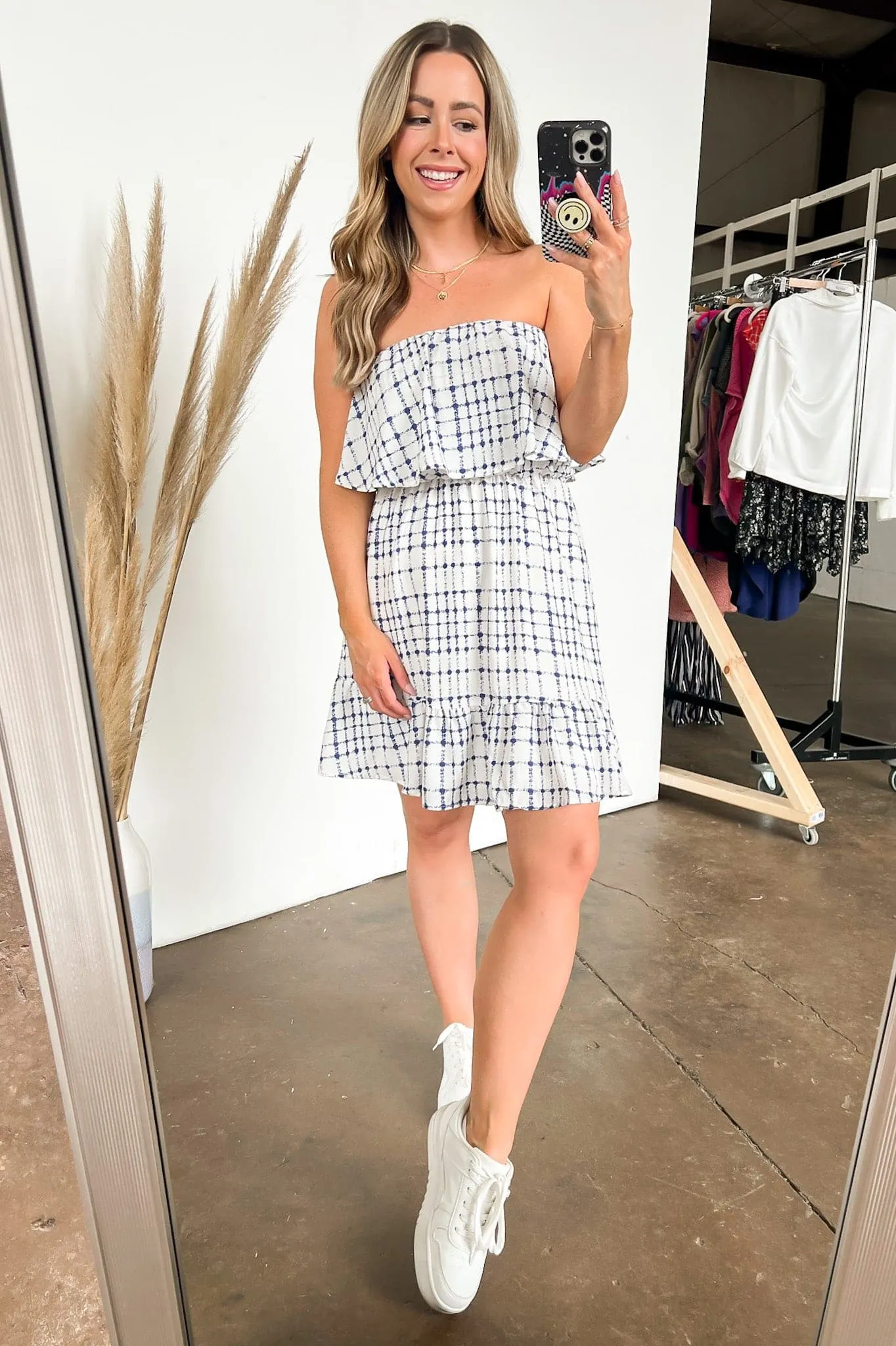 Chic Image Plaid Flounce Ruffle Tiered Dress - FINAL SALE