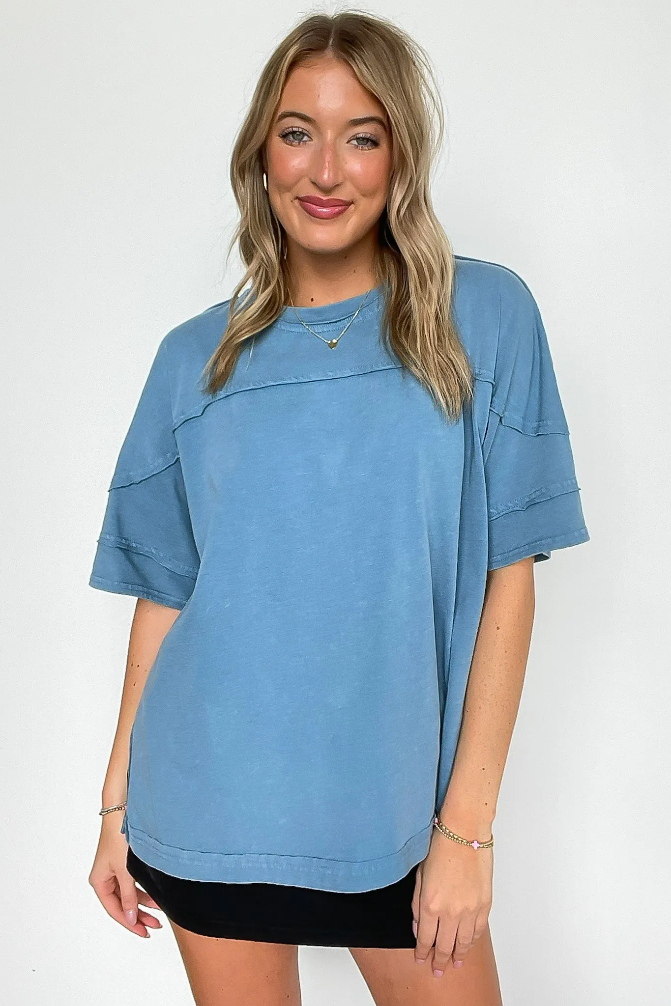 Claudia Short Sleeve Relaxed Top