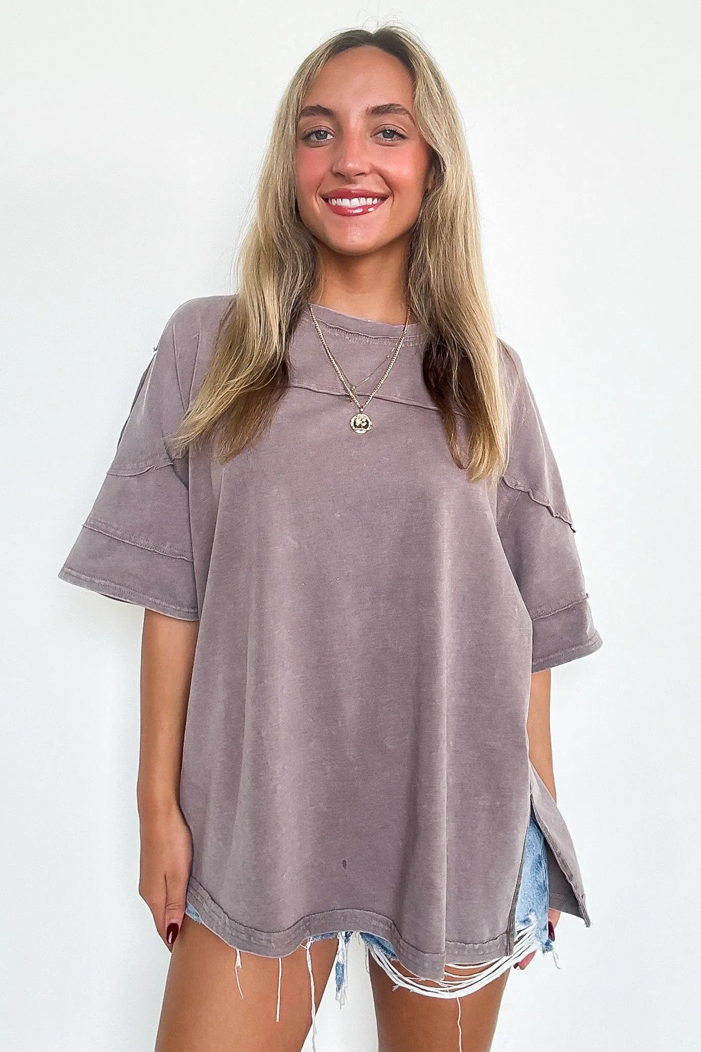 Claudia Short Sleeve Relaxed Top