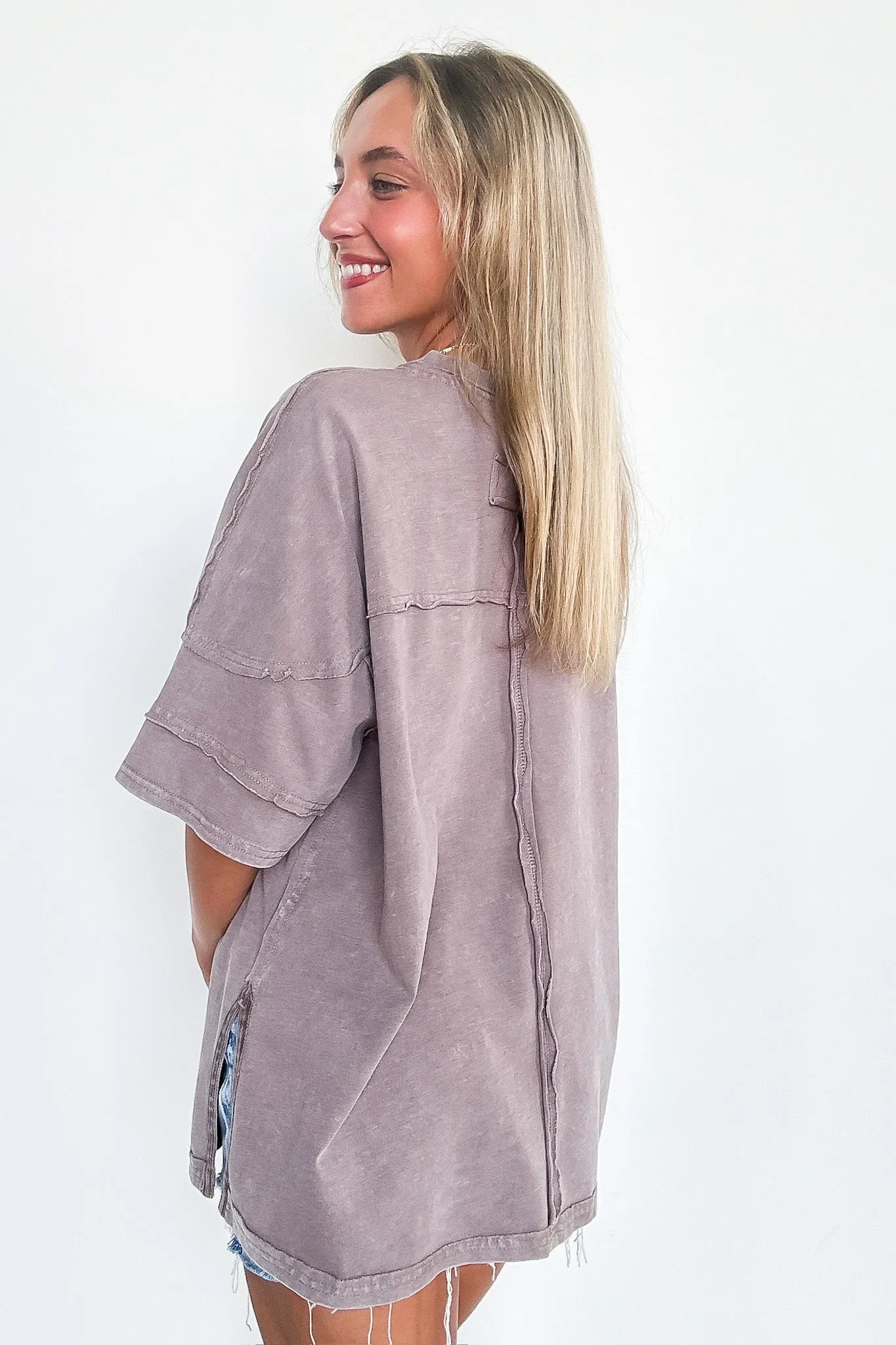Claudia Short Sleeve Relaxed Top