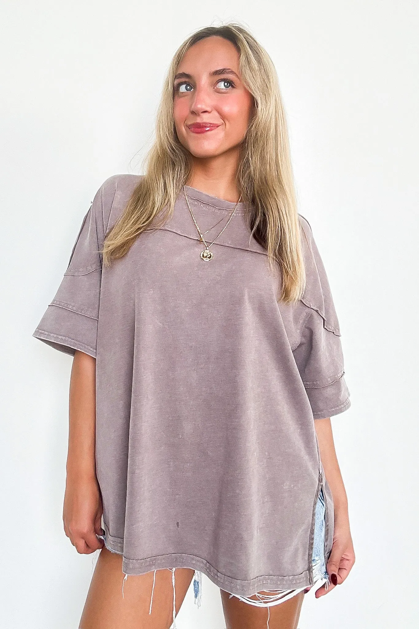 Claudia Short Sleeve Relaxed Top