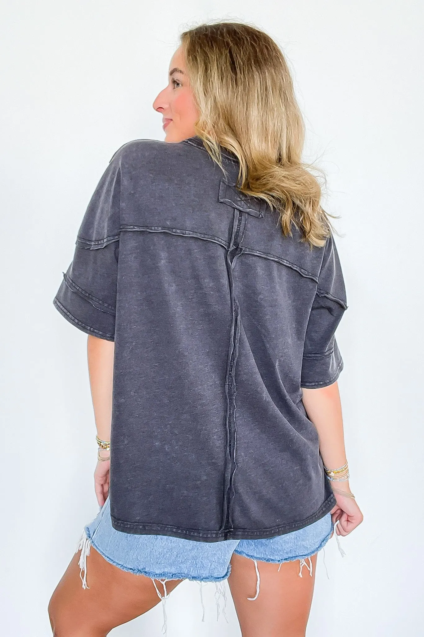 Claudia Short Sleeve Relaxed Top