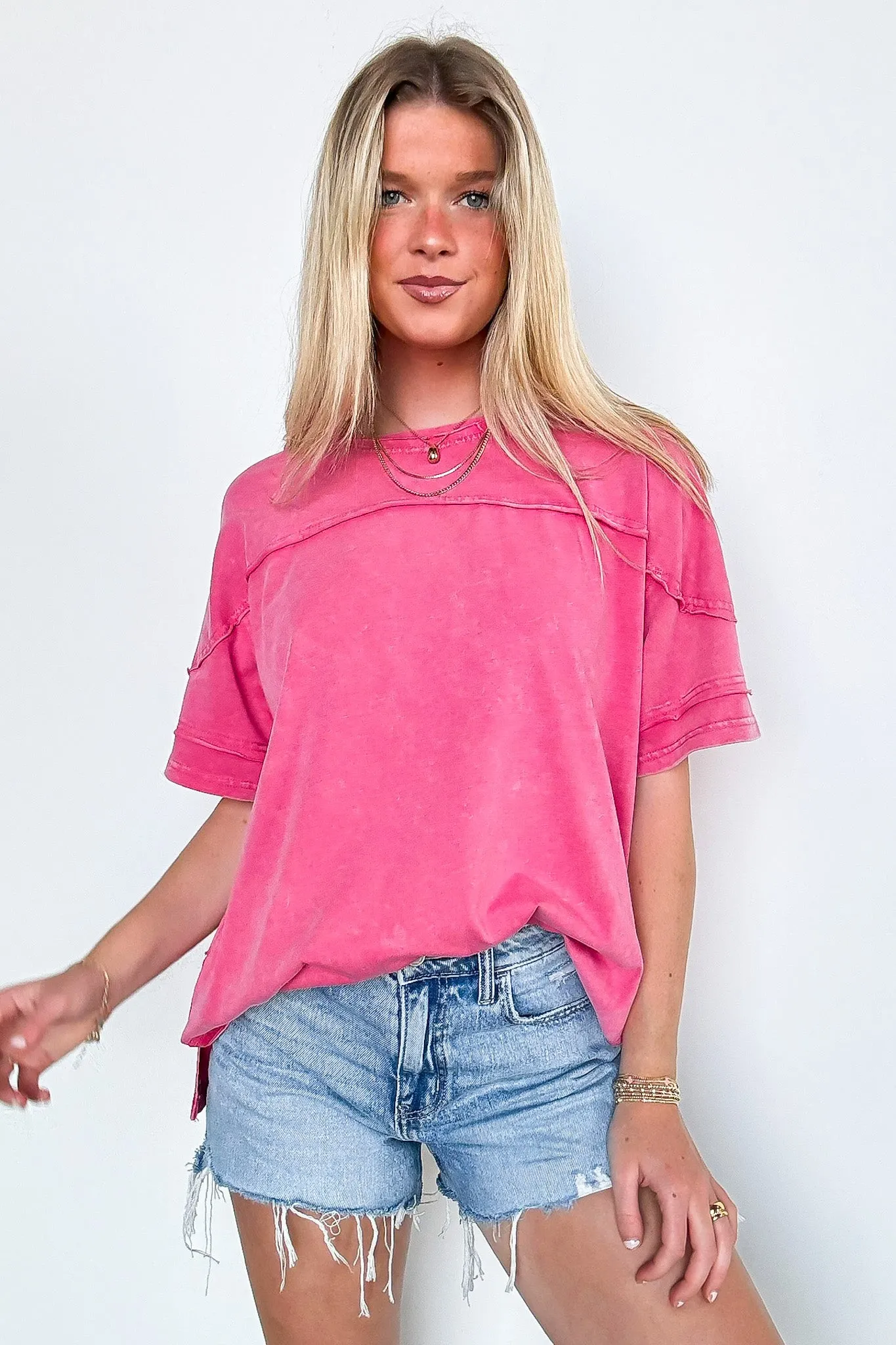Claudia Short Sleeve Relaxed Top