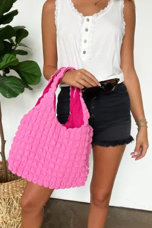 Cloud Puffy Quilted Tote Bag