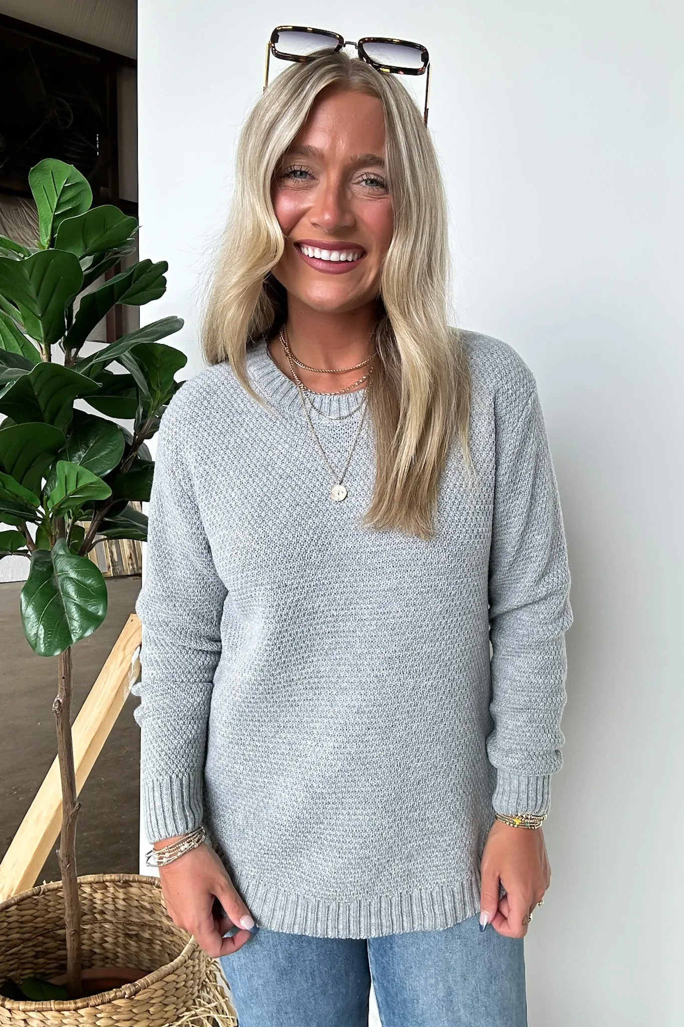 Cozy Comfort Round Neck Sweater