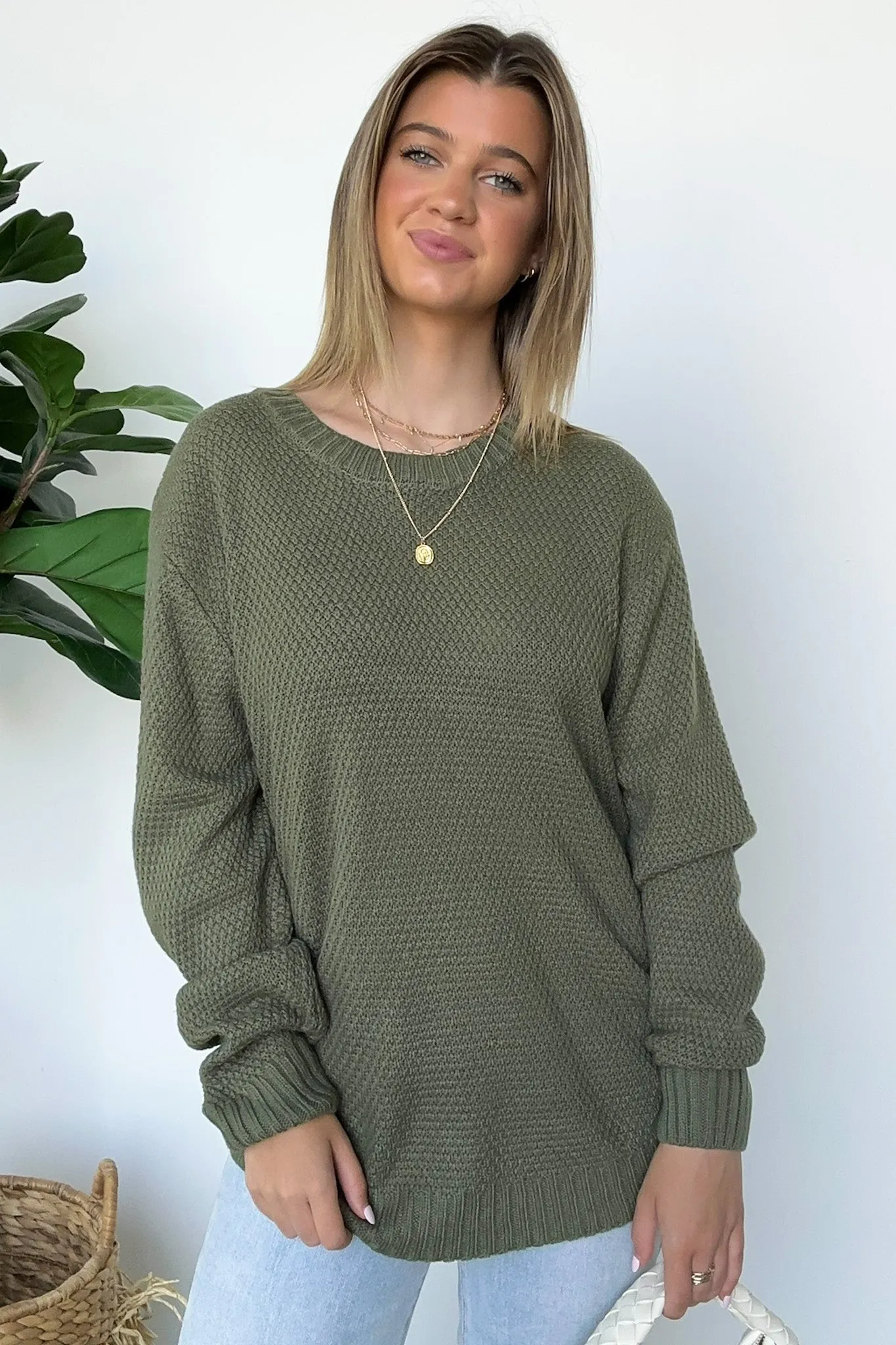 Cozy Comfort Round Neck Sweater