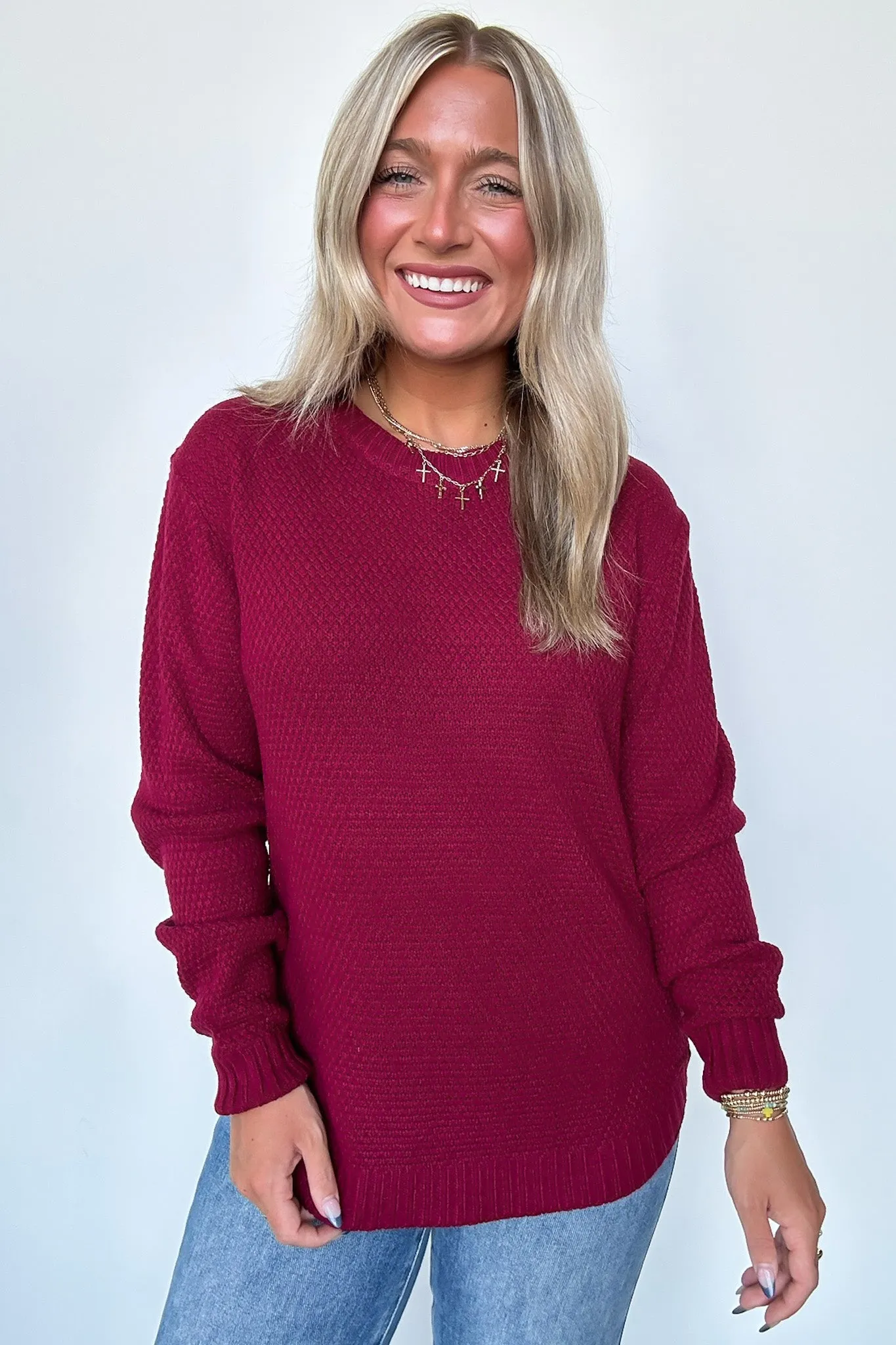 Cozy Comfort Round Neck Sweater