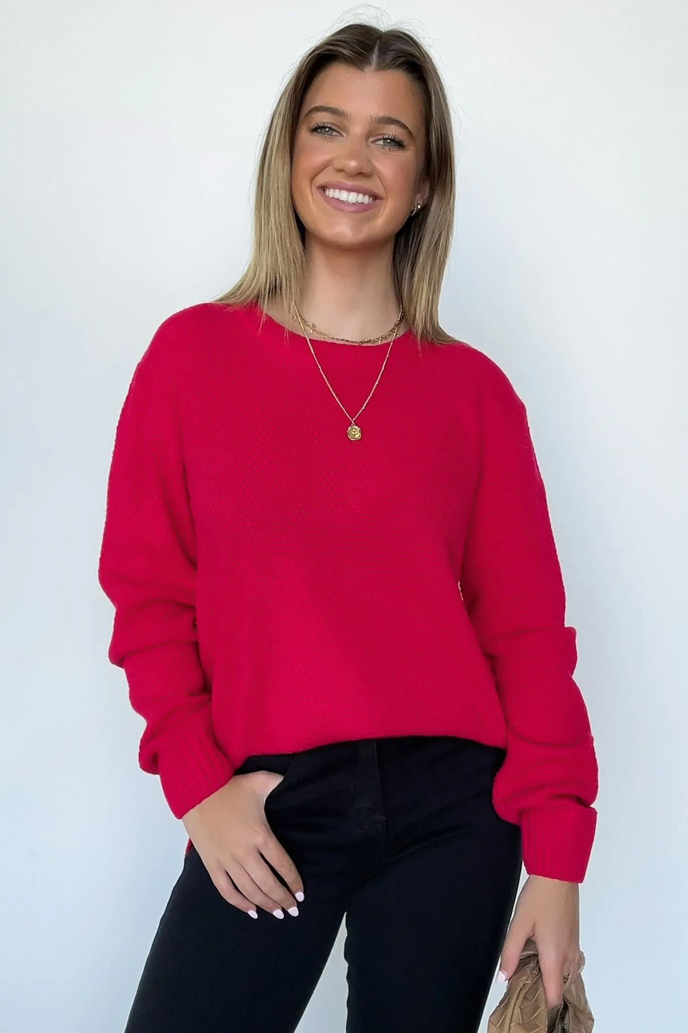Cozy Comfort Round Neck Sweater