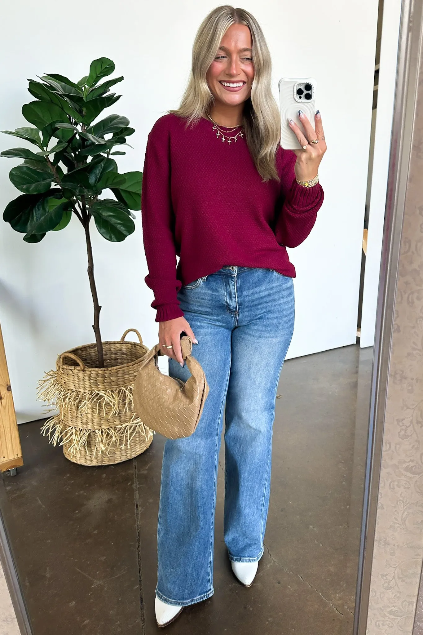Cozy Comfort Round Neck Sweater