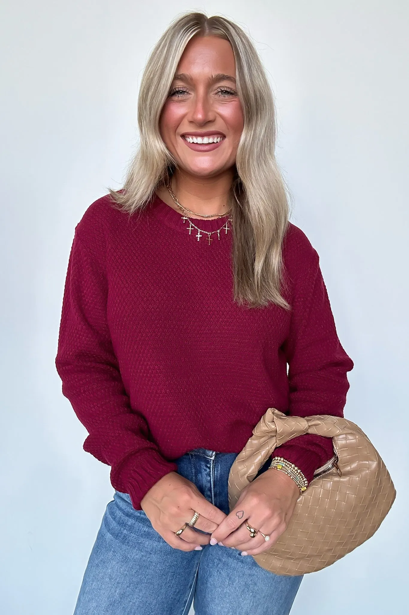 Cozy Comfort Round Neck Sweater