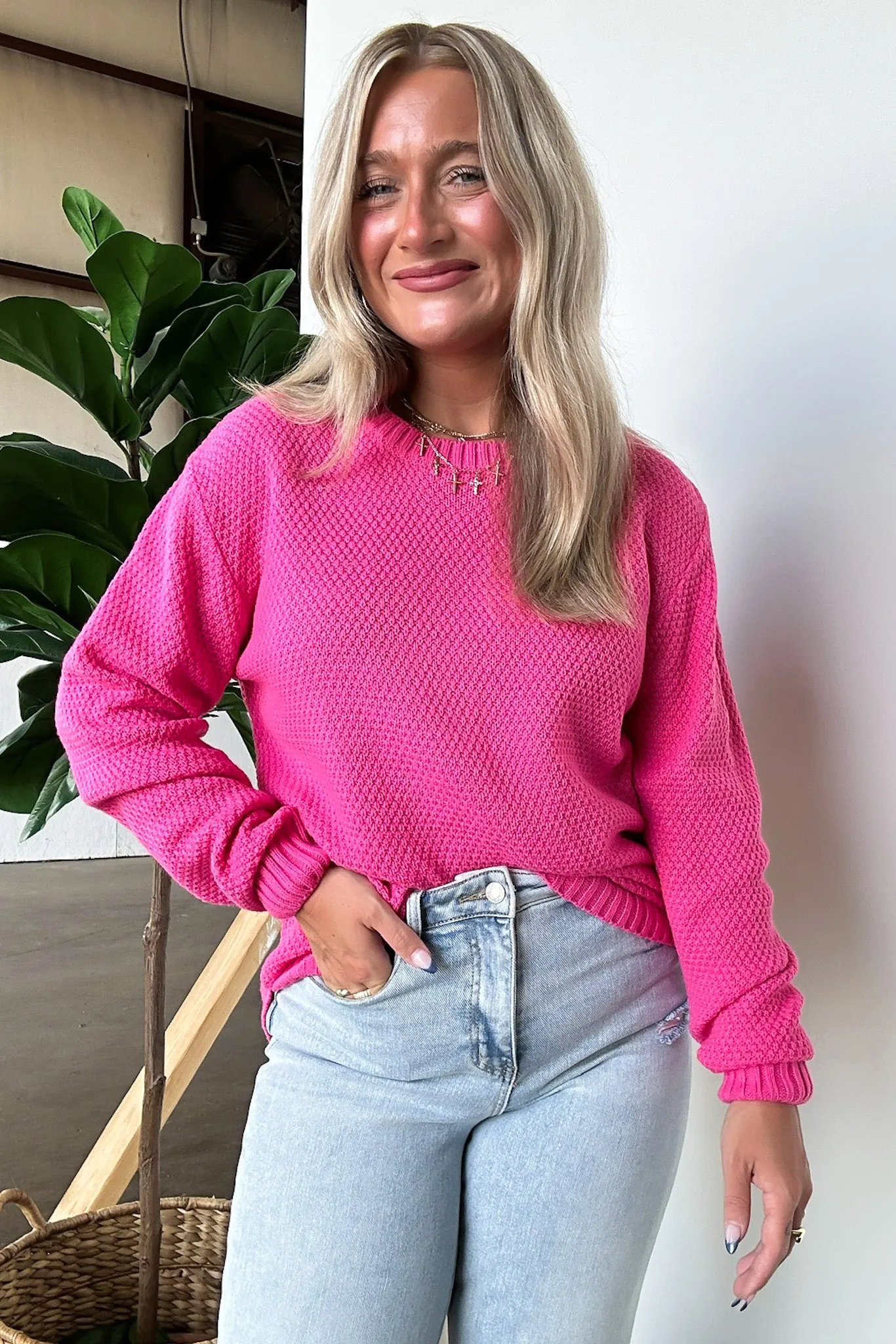 Cozy Comfort Round Neck Sweater