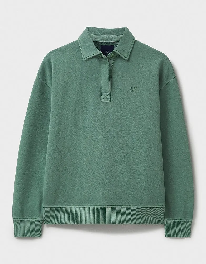 Crew Clothing Pigment Dyed Rugger Sweatshirt
