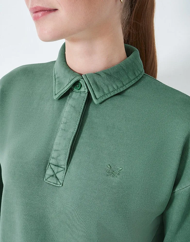 Crew Clothing Pigment Dyed Rugger Sweatshirt