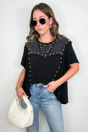 Crush-Worthy Contrast Detail Top - BACK IN STOCK