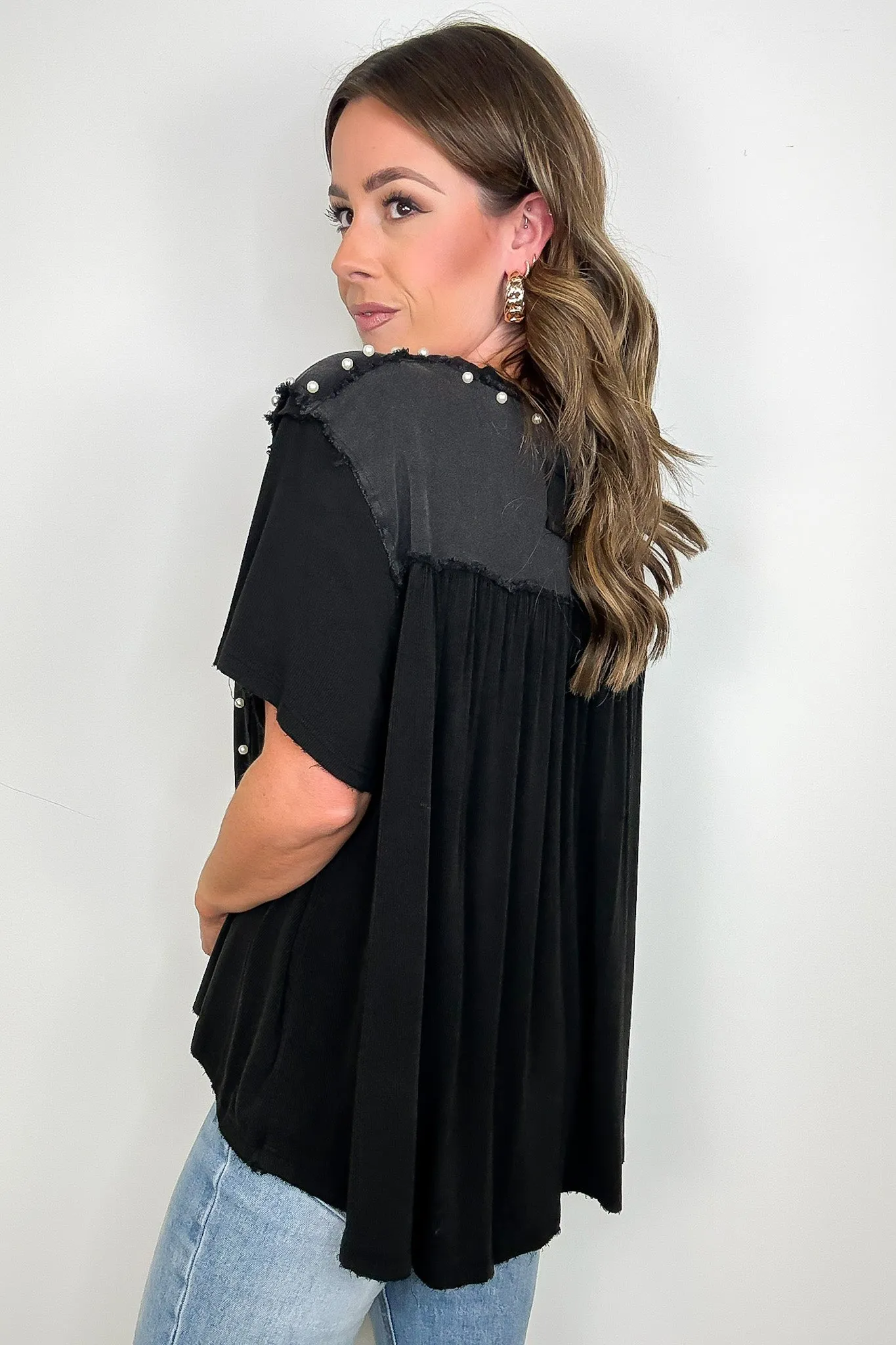 Crush-Worthy Contrast Detail Top - BACK IN STOCK