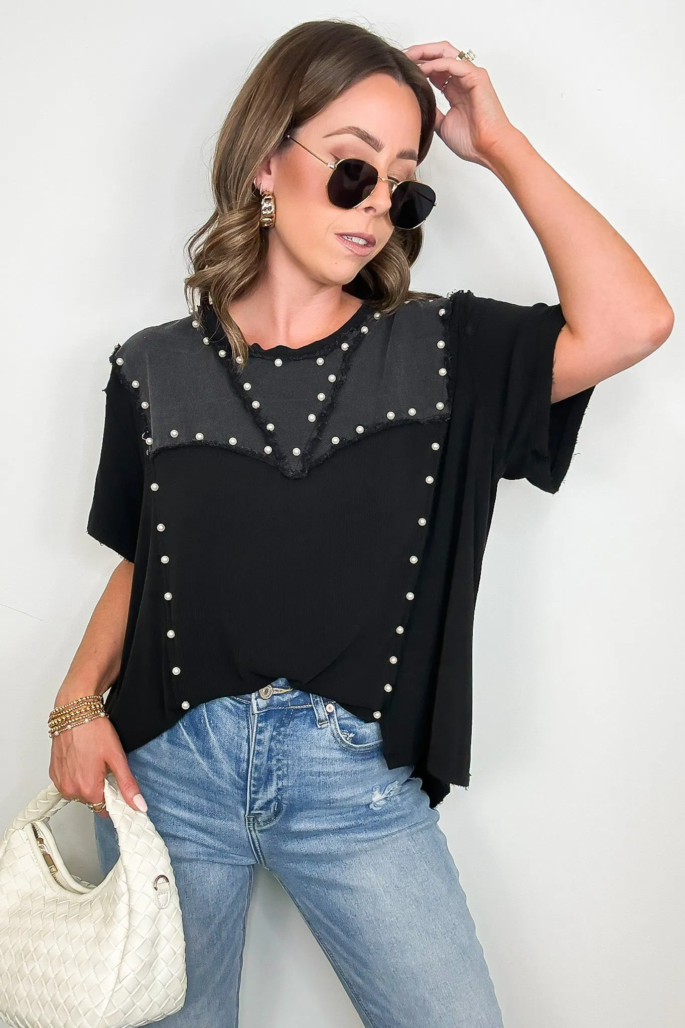 Crush-Worthy Contrast Detail Top - BACK IN STOCK