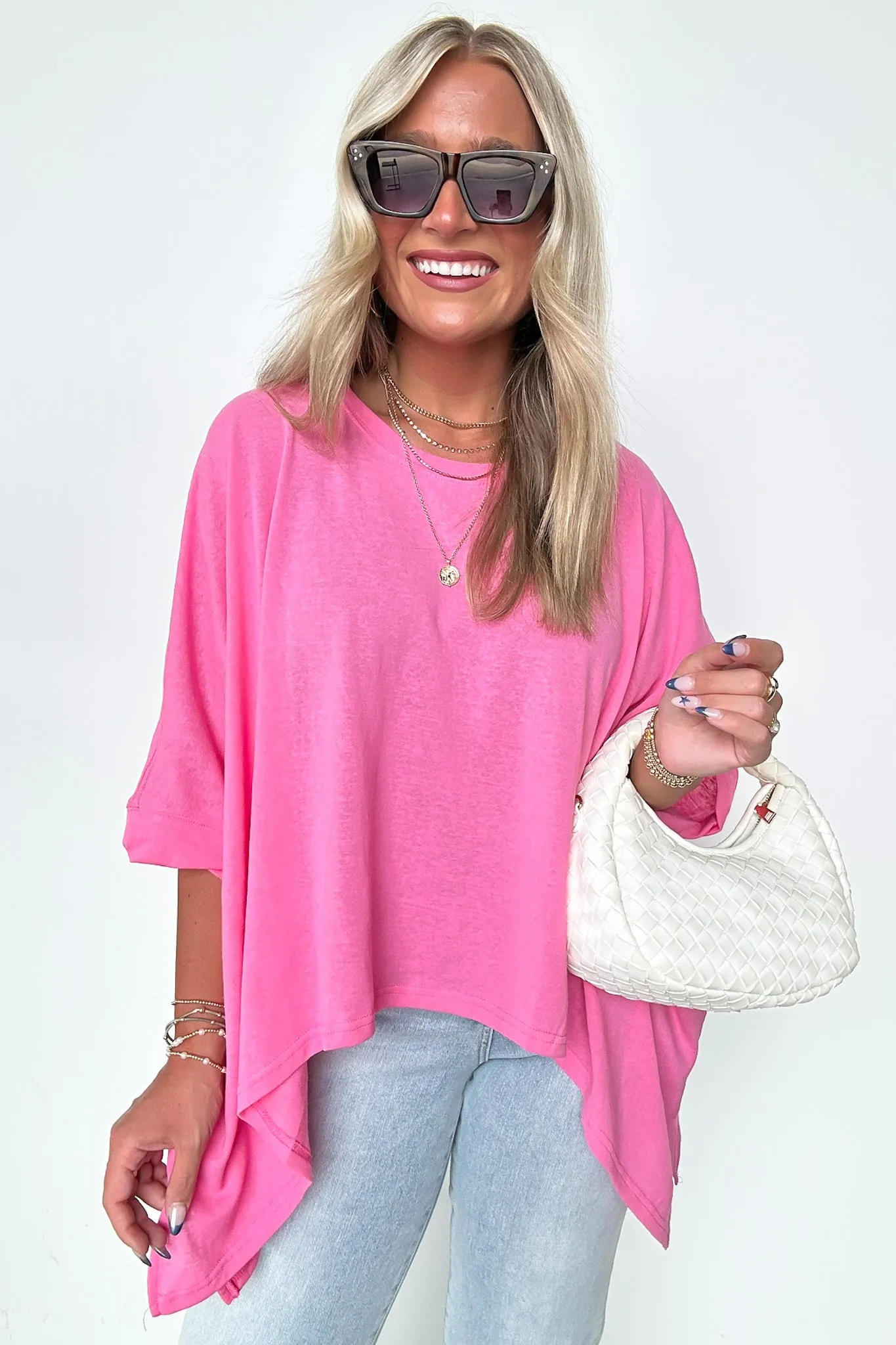 Daphney Drop Shoulder Batwing Sleeve Top - BACK IN STOCK