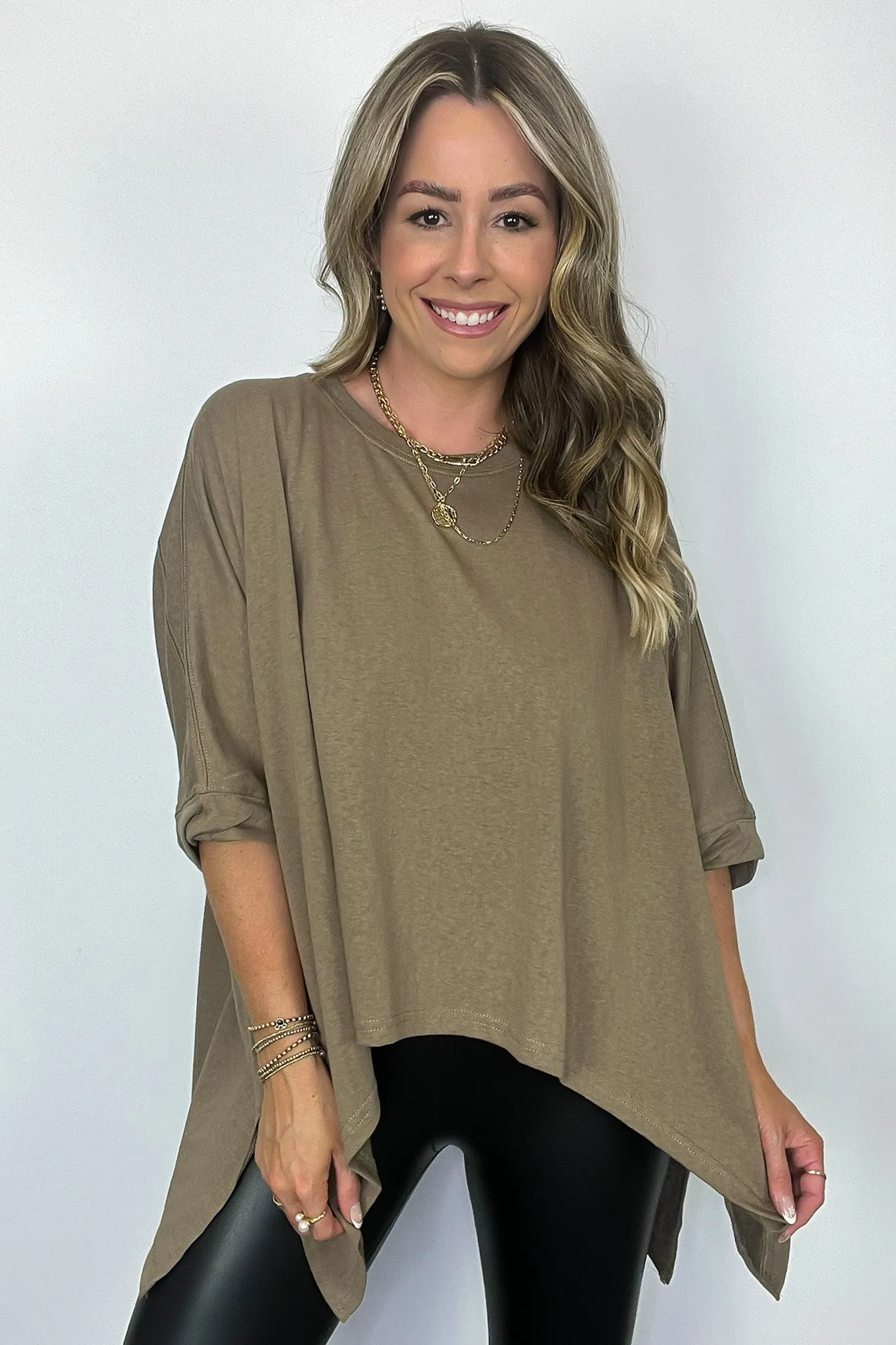 Daphney Drop Shoulder Batwing Sleeve Top - BACK IN STOCK