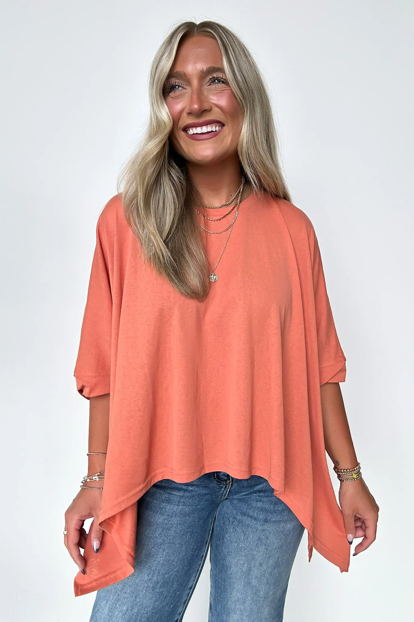 Daphney Drop Shoulder Batwing Sleeve Top - BACK IN STOCK