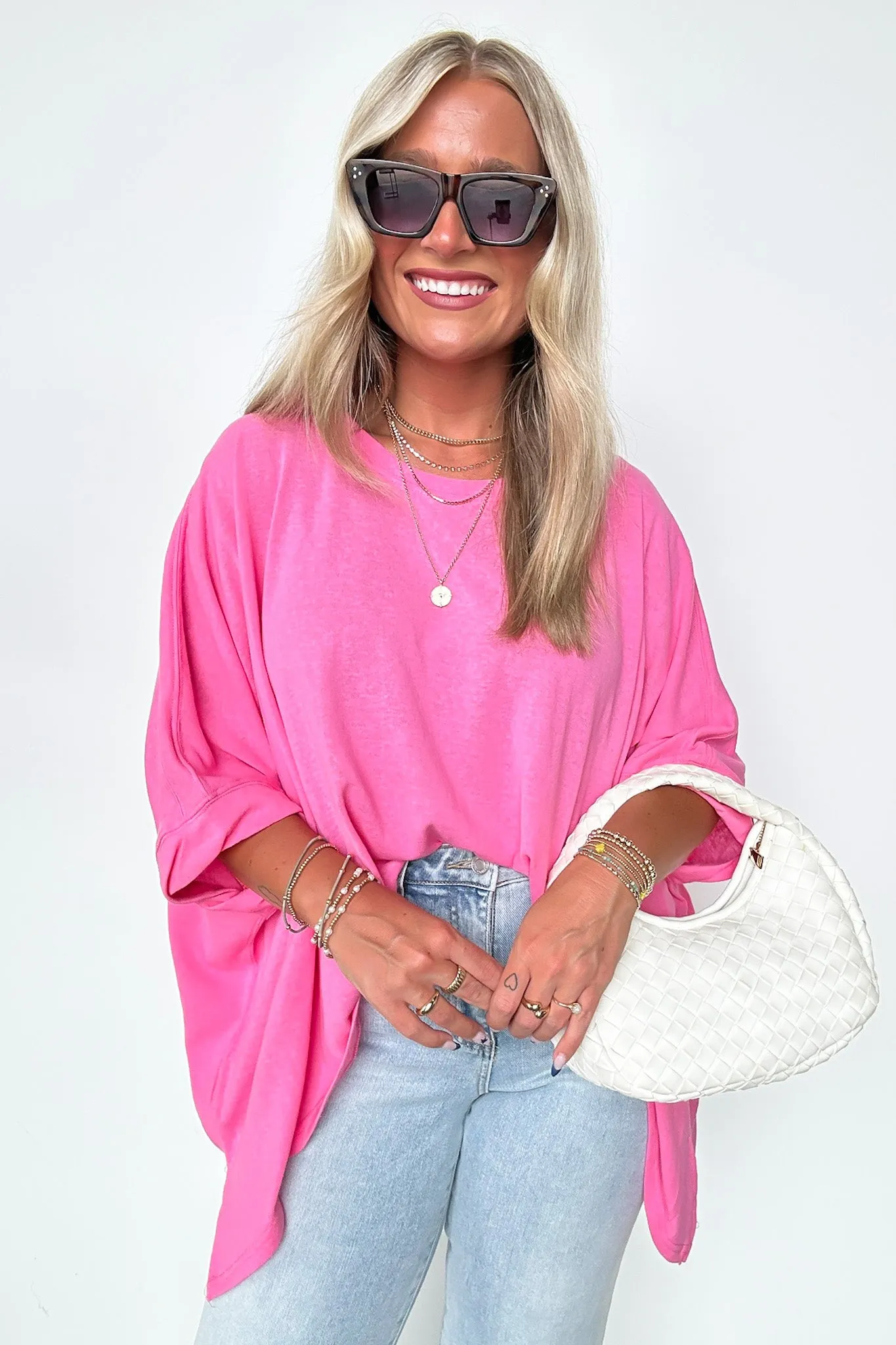 Daphney Drop Shoulder Batwing Sleeve Top - BACK IN STOCK