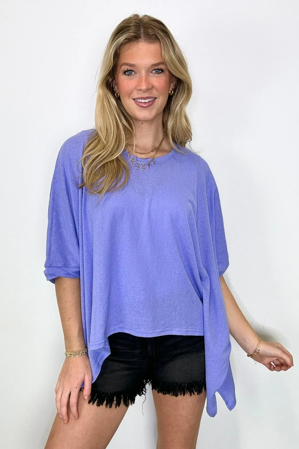 Daphney Drop Shoulder Batwing Sleeve Top - BACK IN STOCK